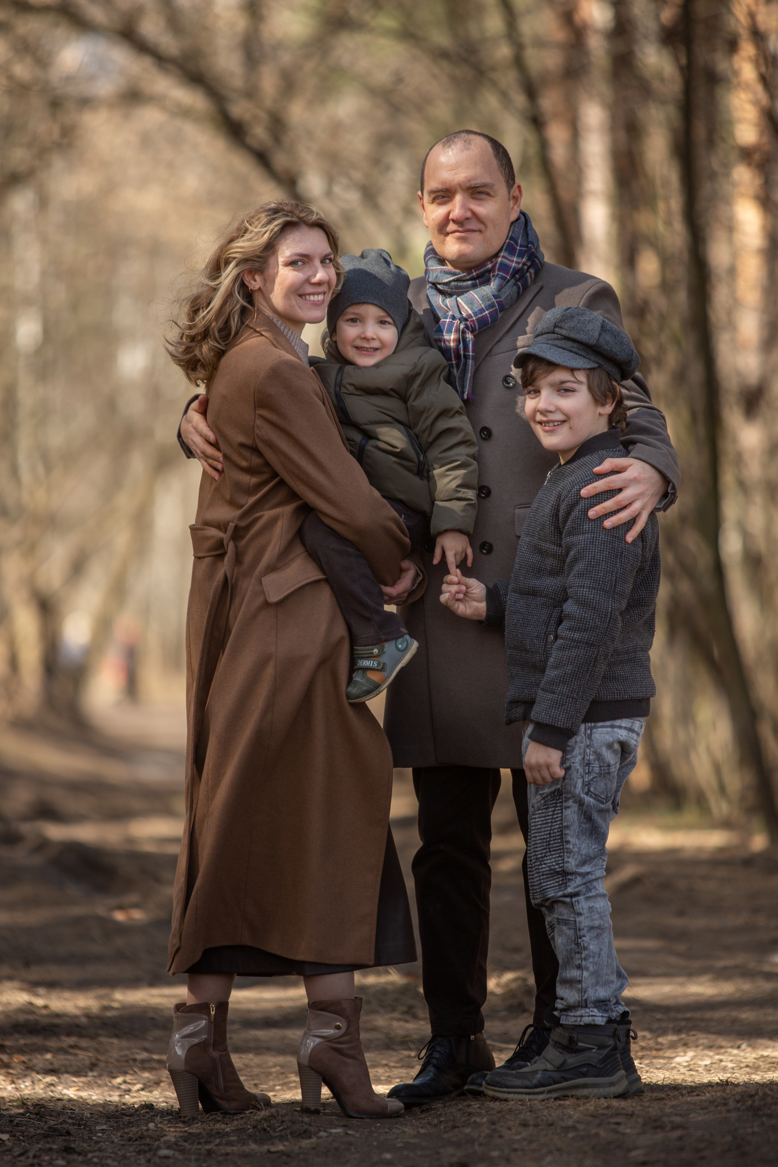 Анна, Дмитрий и дети. Семейный и детский фотограф в Москве Юлия