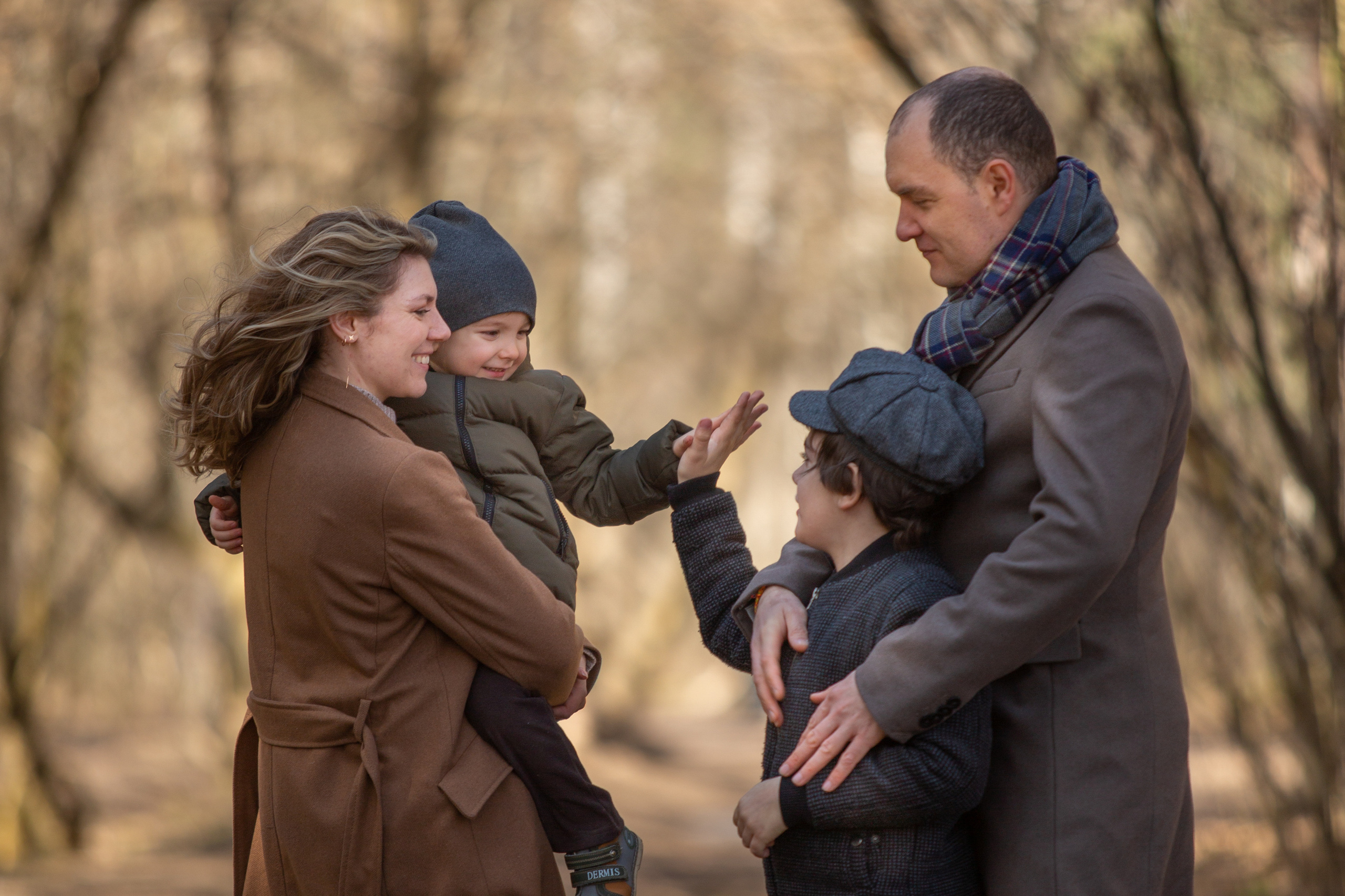 Анна, Дмитрий и дети. Семейный и детский фотограф в Москве Юлия