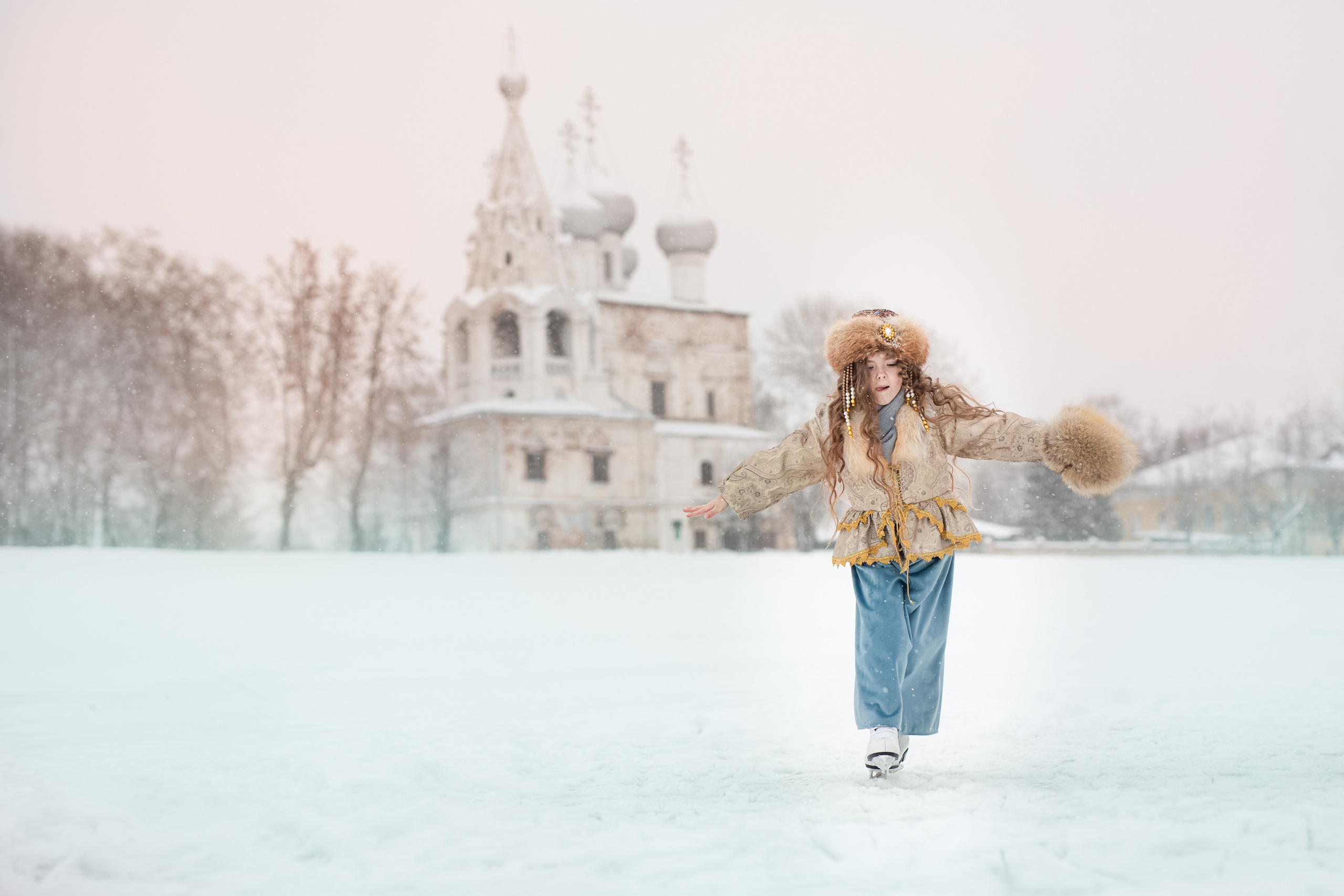 Серебрянные коньки. Семейный и детский фотограф в Москве Юлия