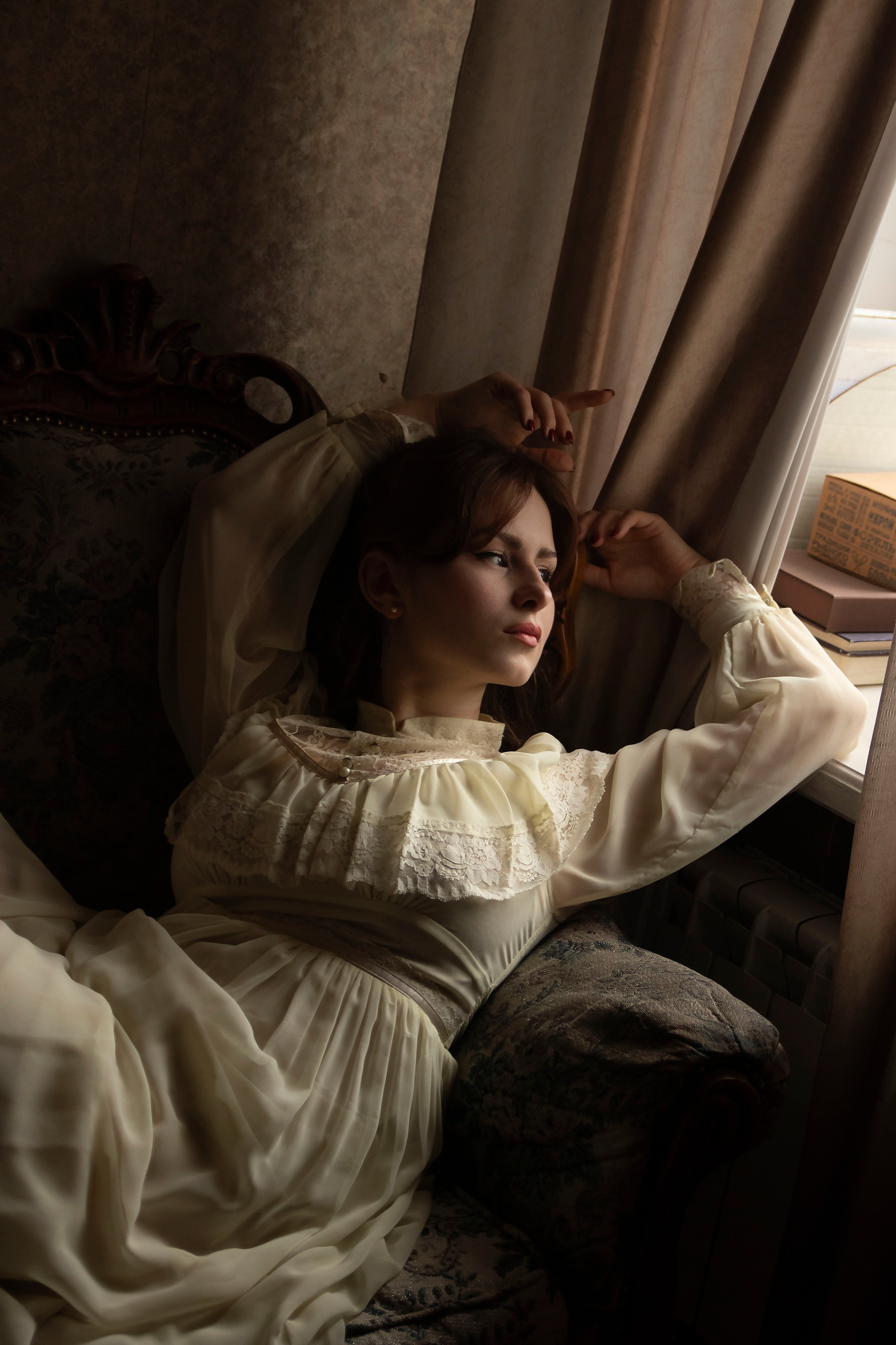 Уютный портрет в непринужденной обстановке. Портретный фотограф в Санкт-Петербурге Савельева Ольга