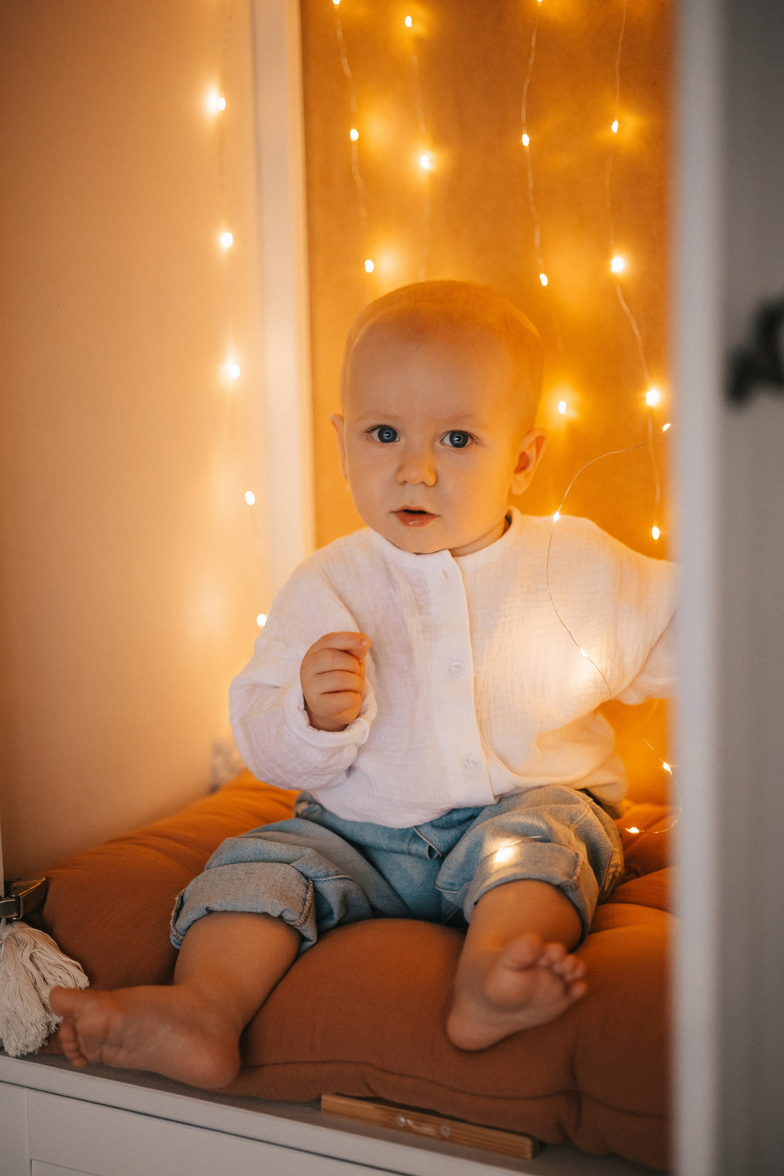 Саше 1 годик в новогодних локациях. Фотограф Нижний Новгород