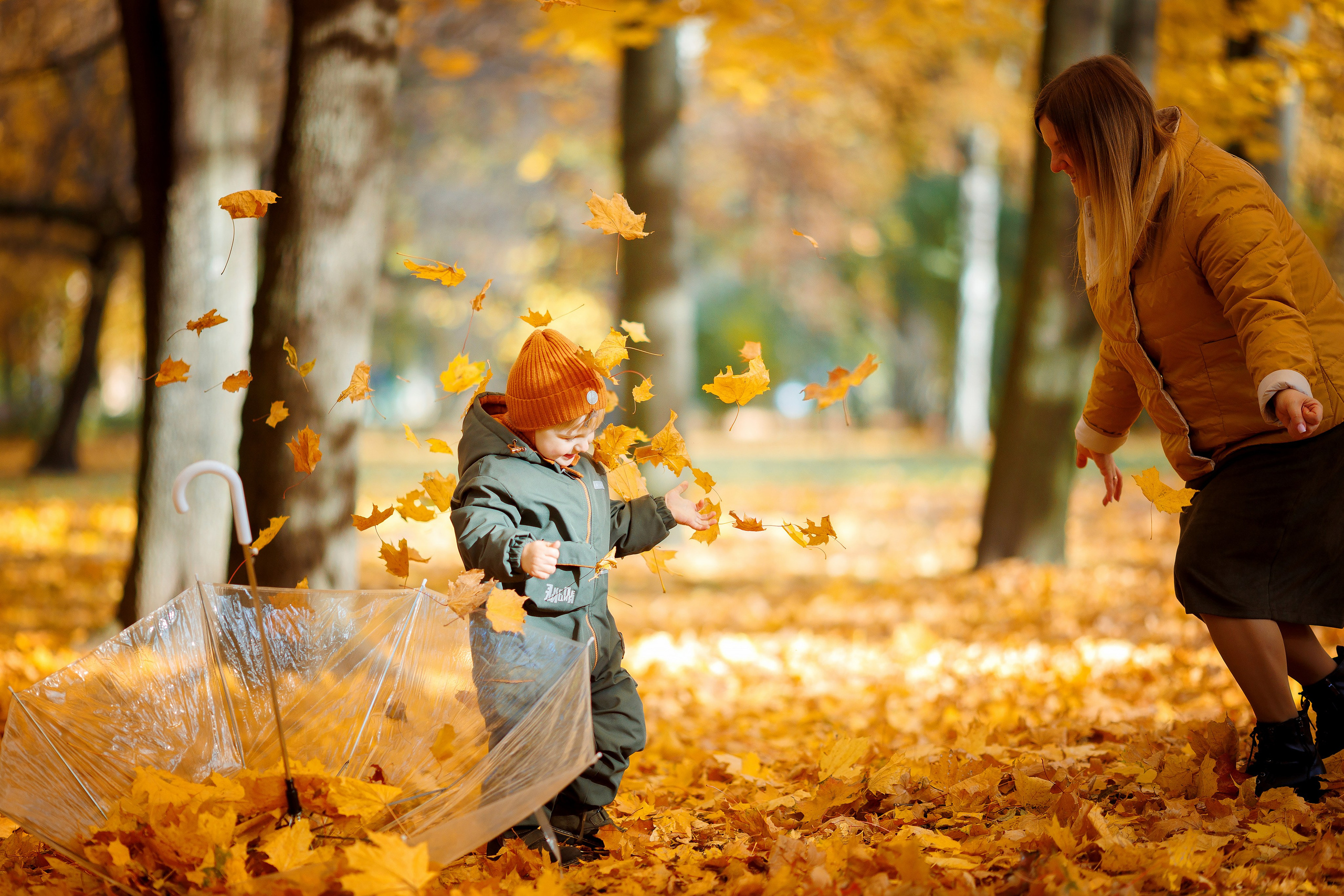 Осенняя фотосессия в парке