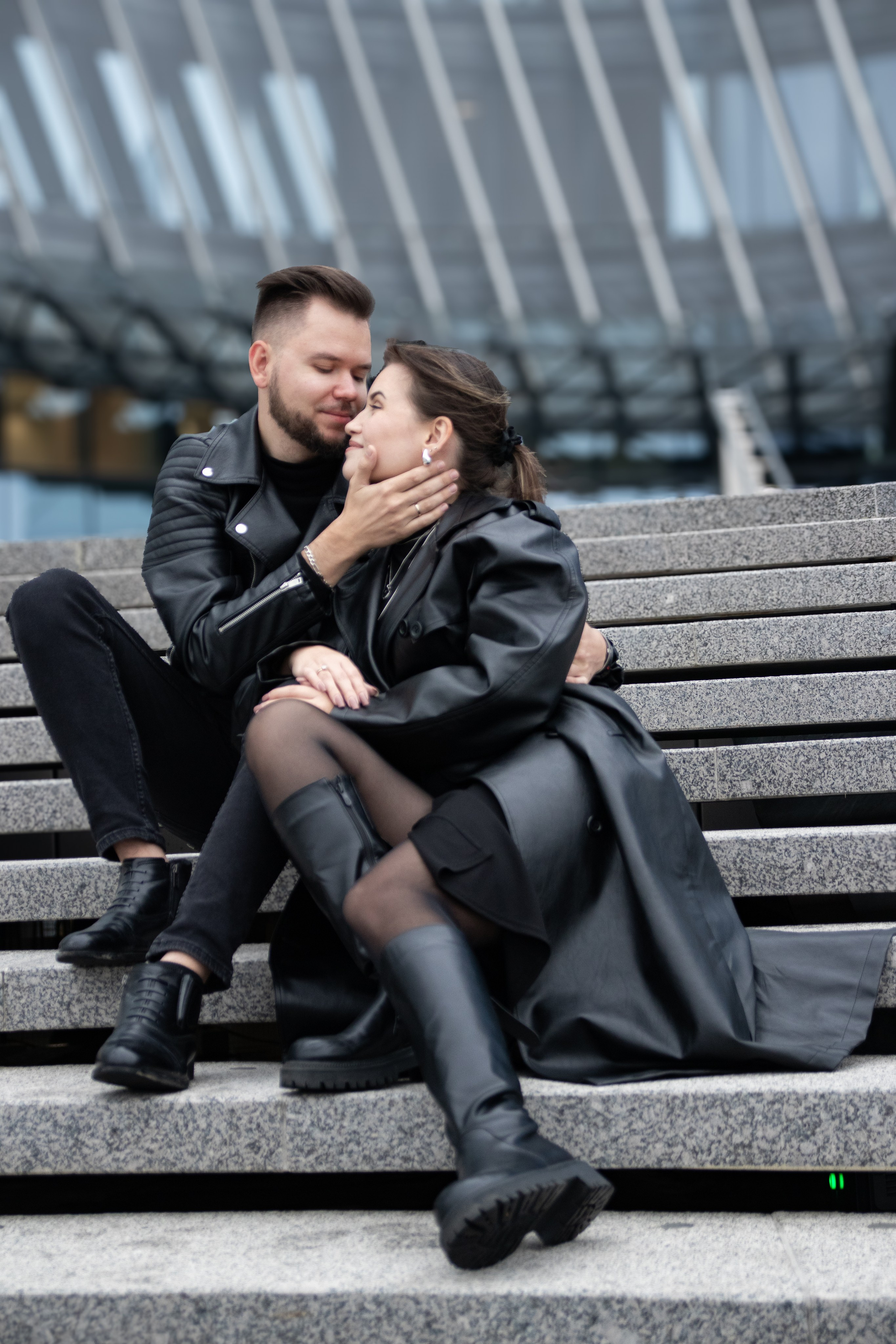 Love story у Лахты — фотопрогулка для двоих. Портретный фотограф в Санкт-Петербурге Савельева Ольга