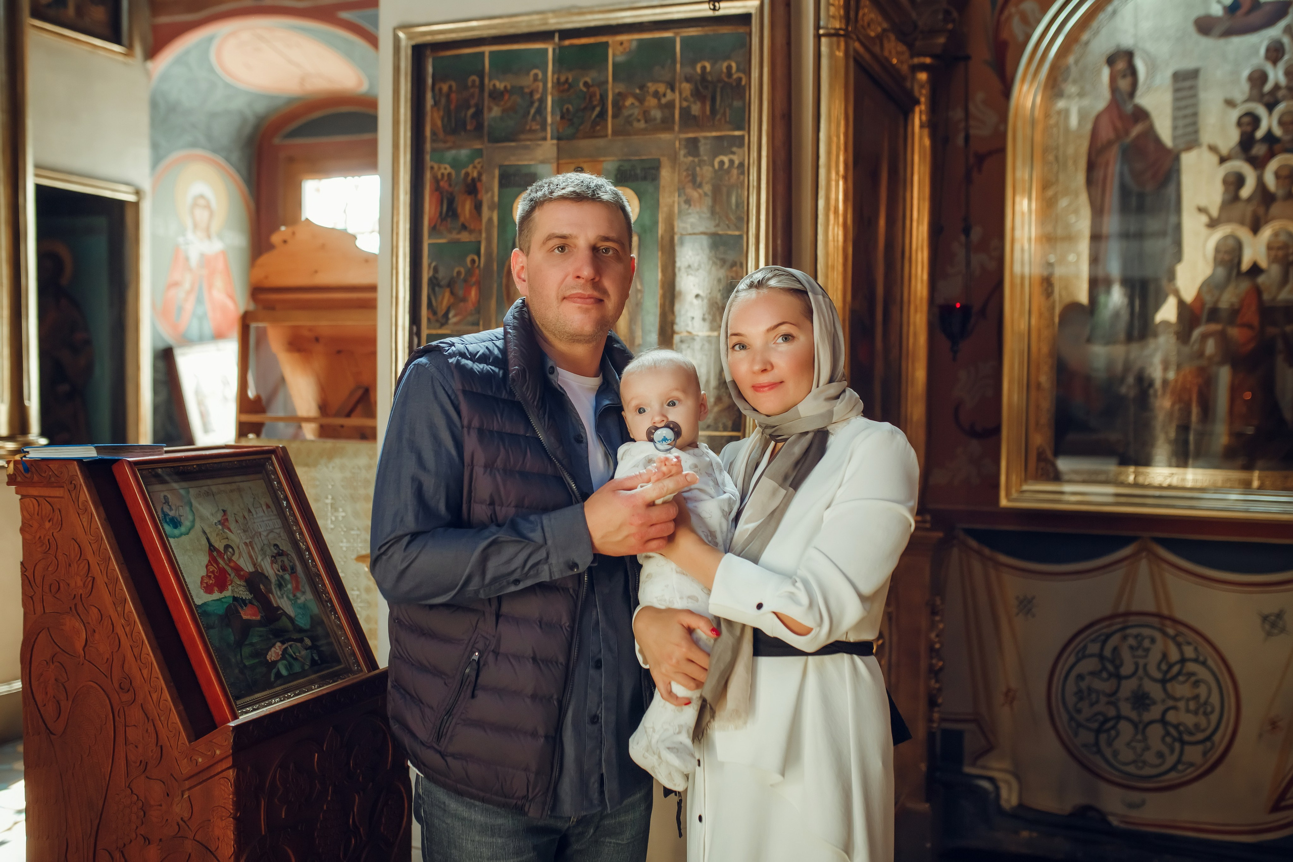 Крещение Эрика. Фотограф на Крещение, семейный фотограф в Москве