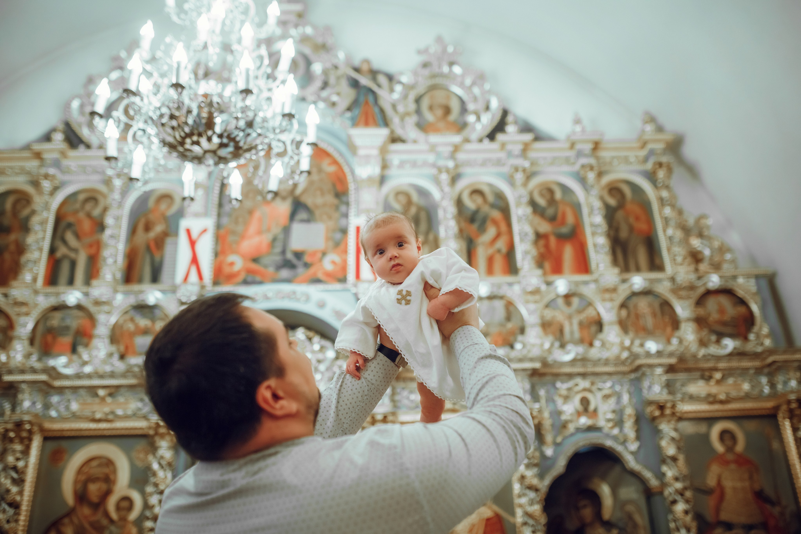 Крещение Дарьи. Фотограф на Крещение, семейный фотограф в Москве