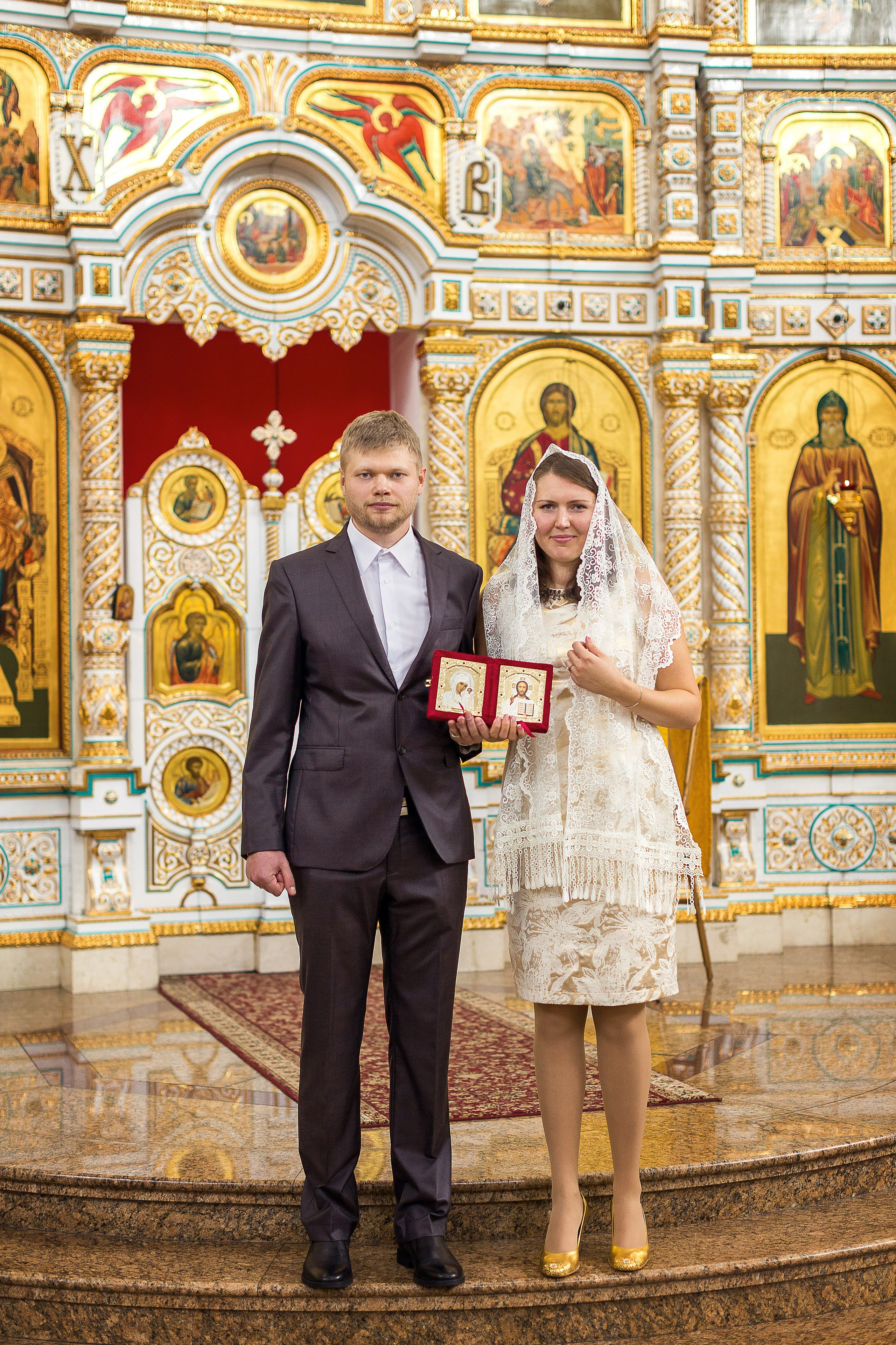 Венчание Светланы и Алексея. Фотограф на Крещение, семейный фотограф в Москве