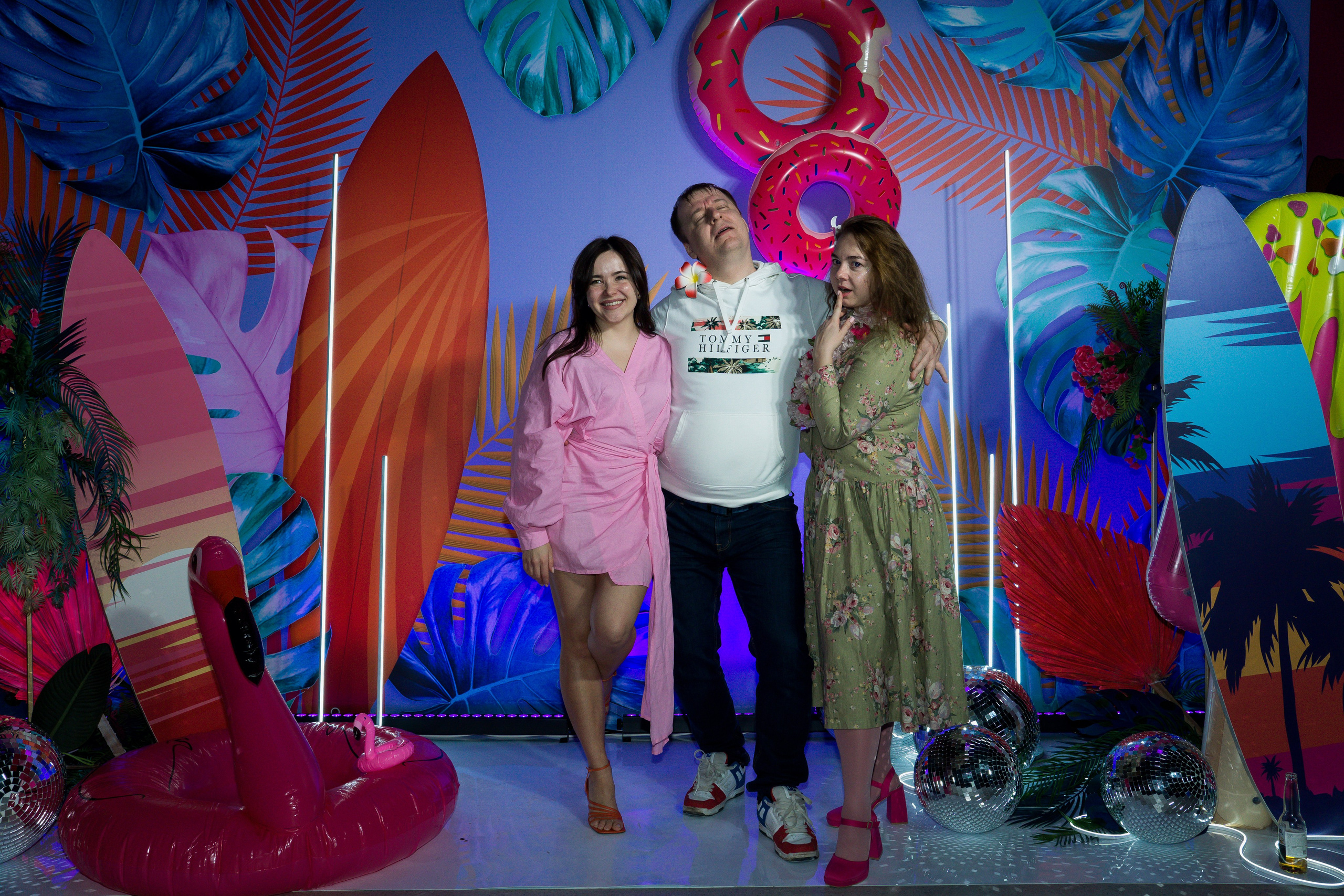 МТС корпоратив Гавайская вечеринка. Фотограф