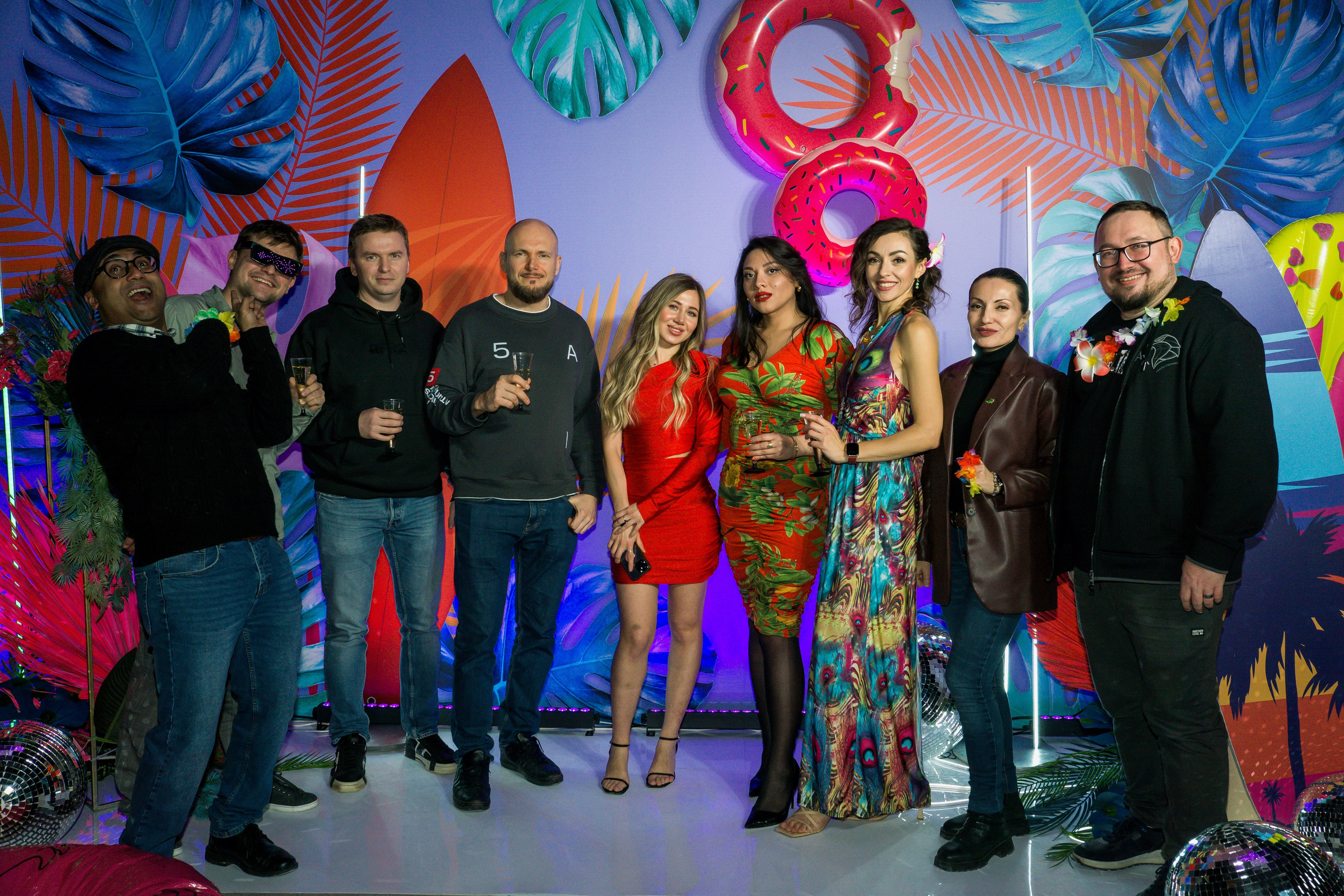 МТС корпоратив Гавайская вечеринка. Фотограф