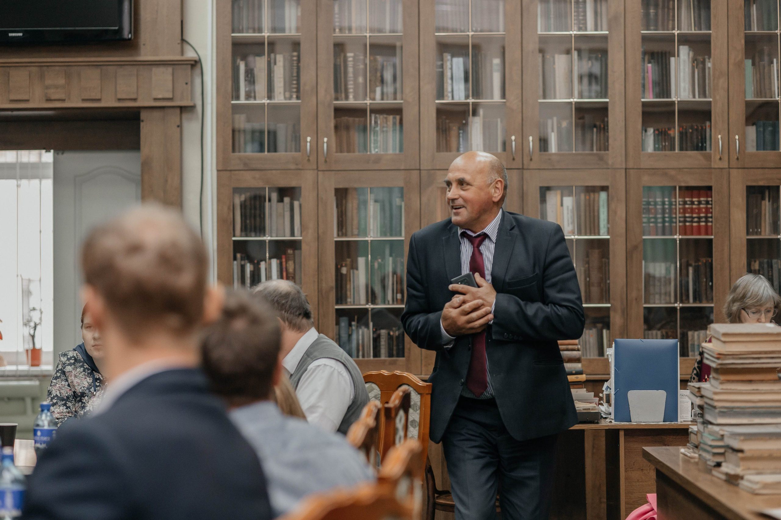 Награждение шахматной федерации