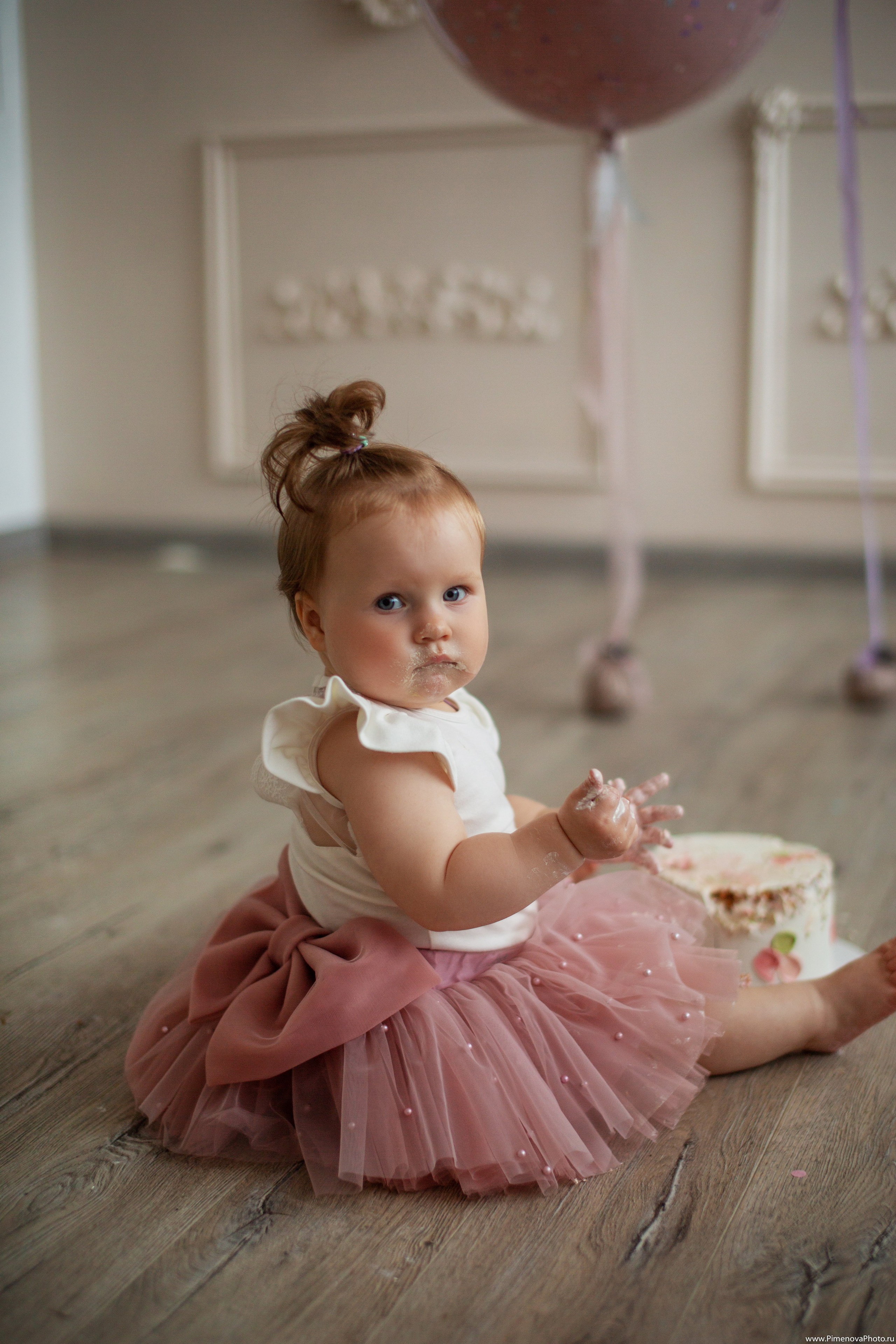 День Рождения Ксении, 1 год. Семейный и детский фотограф в Петрозаводске
