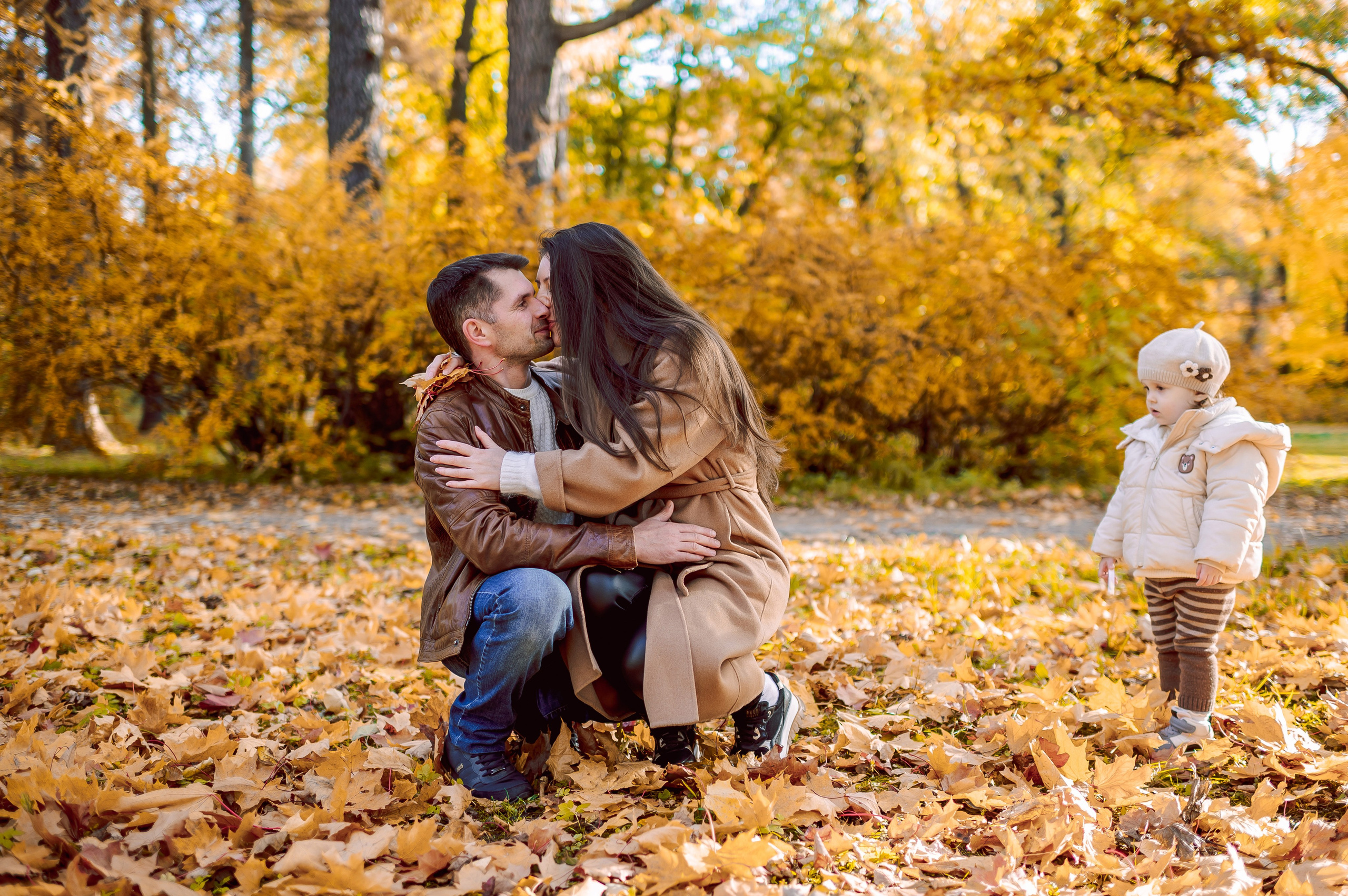 Осенняя семейная прогулка. Портретный, семейный и свадебный фотограф в Санкт-Петербурге и в Пушкине Ширяев Денис
