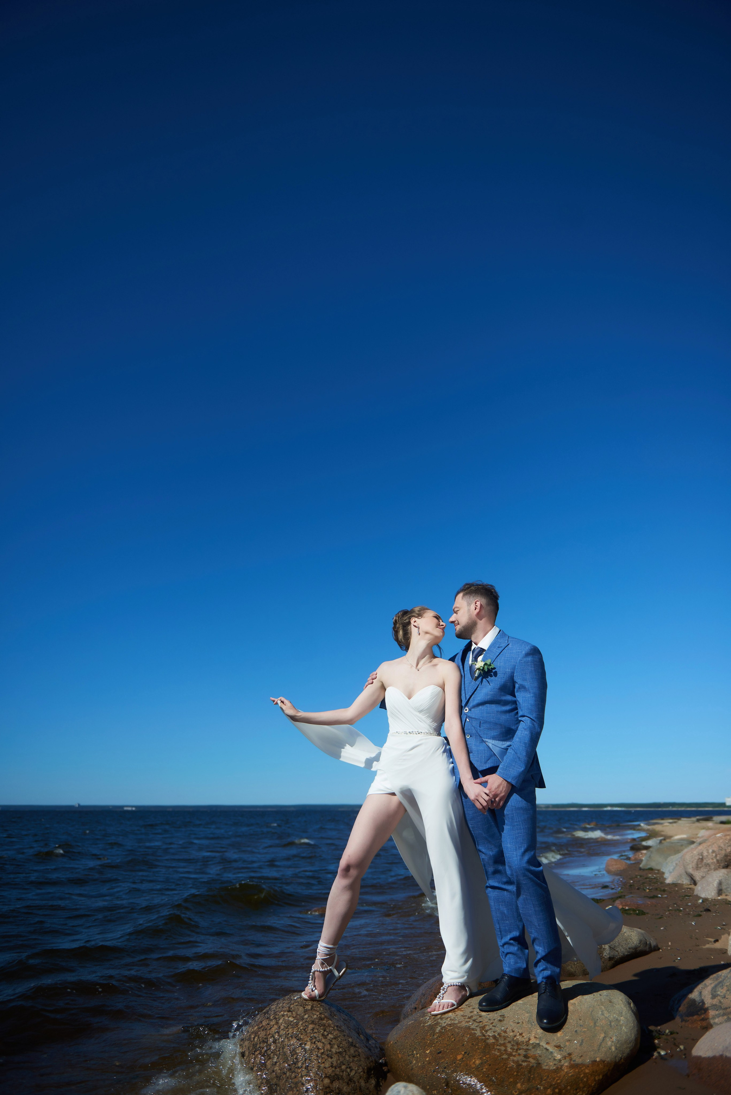 Александра и Вячеслав (фотосессия на берегу Финского залива в парке Дубки в Сестрорецке). Портретный, семейный и свадебный фотограф в Санкт-Петербурге и в Пушкине Ширяев Денис