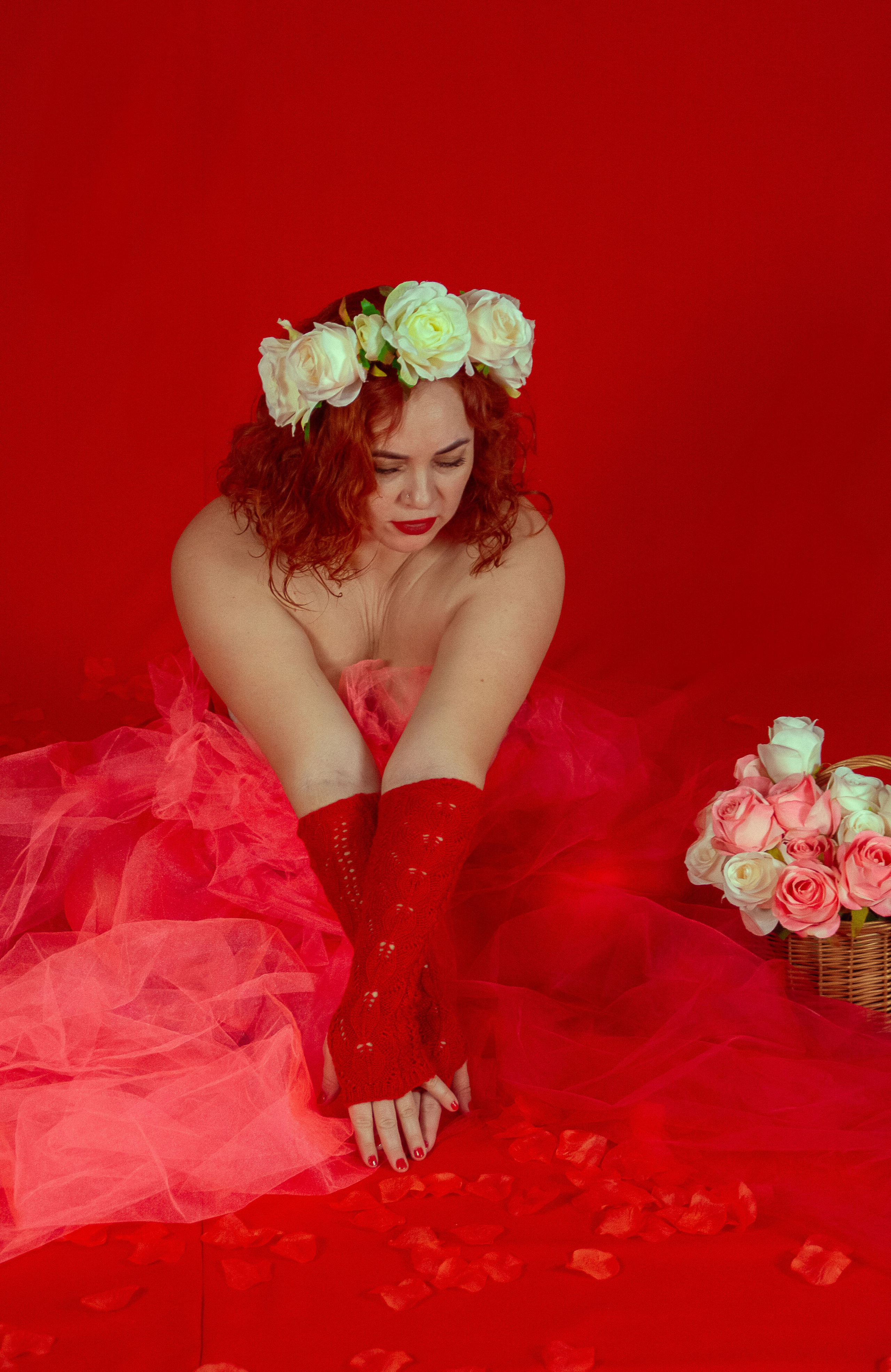 Леди в красном. Елена Волкова семейный фотограф в станице Гостагаевской города-курорта Анапа