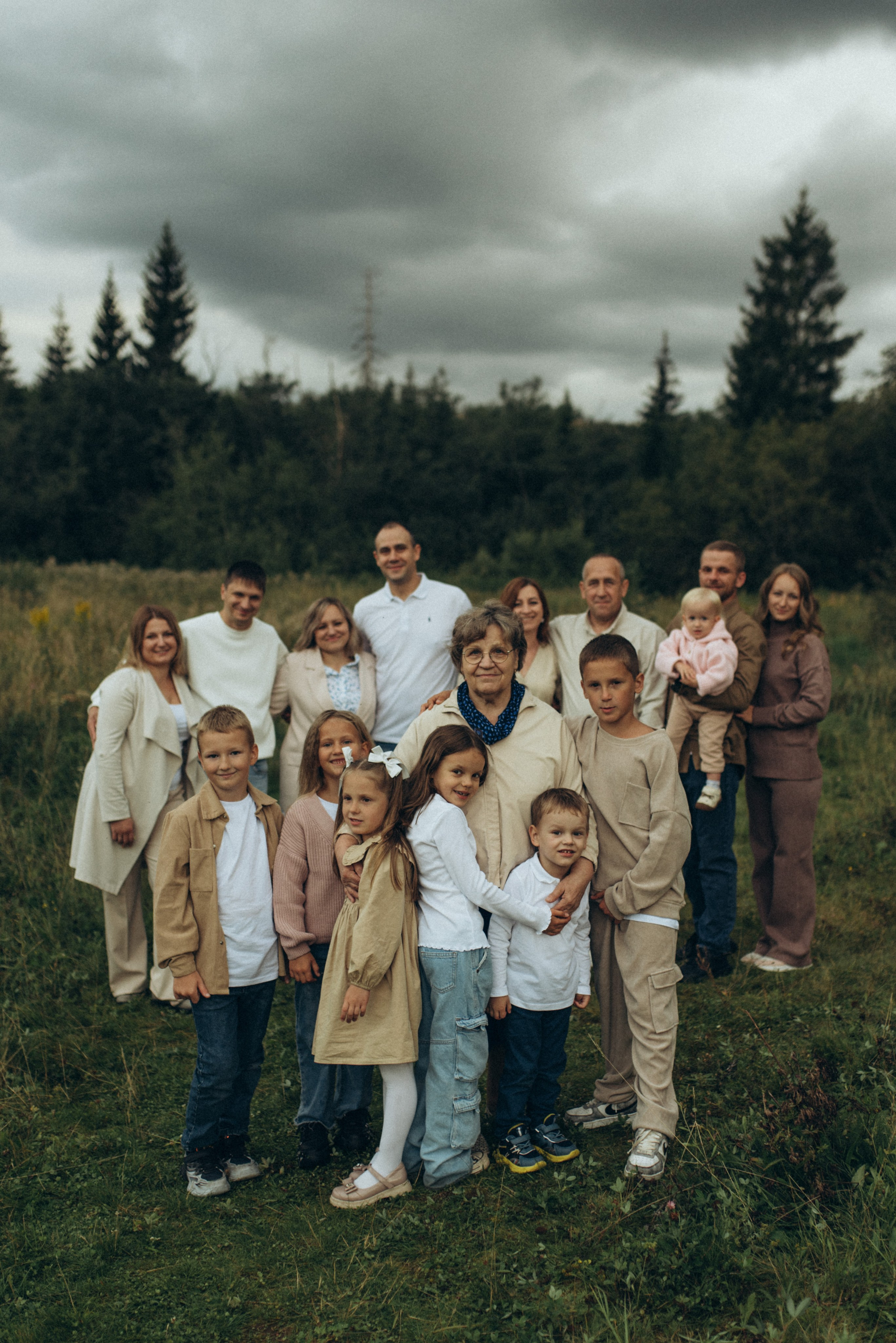 Большая семейная съемка. Семейный фотограф в Москве Екатерина Север