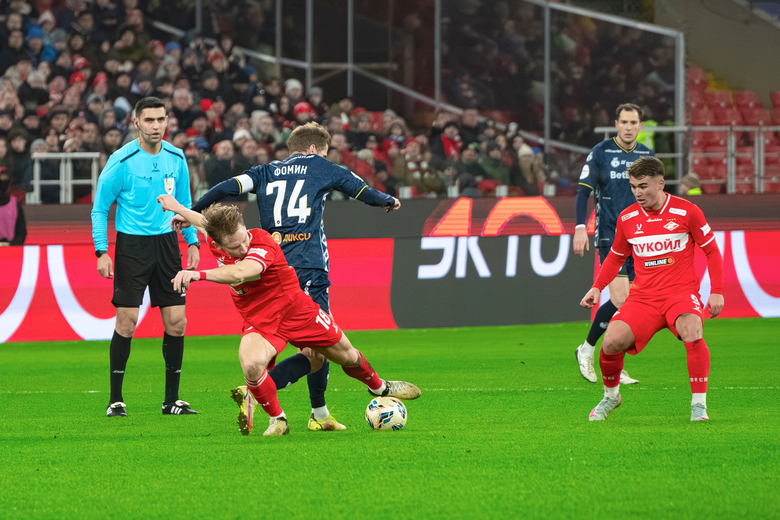 Спартак — Динамо — Чемпионат РПЛ. Спортивная фотосъемка в Москве и Московской области — Спорт в Москве