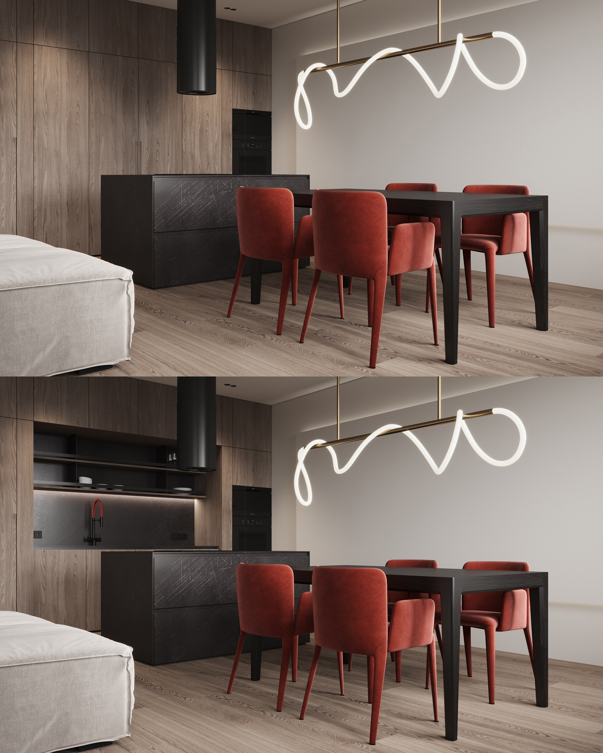 Митино Парк, 69 м². Дизайн интерьера | Кирилл Маркевич