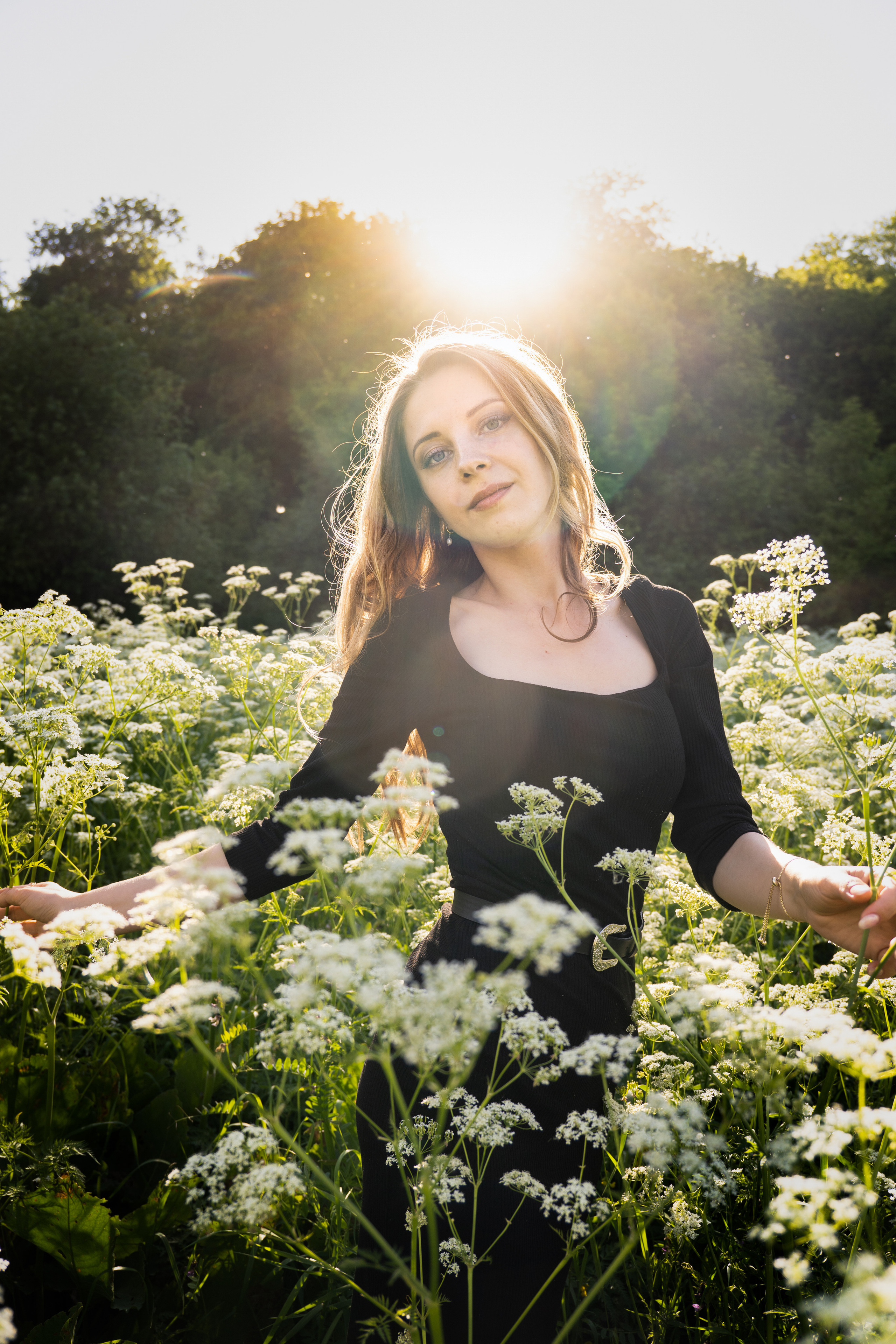 Фея цветов. Фотограф. Москва. Алексей Светомиров. Love Story, портретная съемка