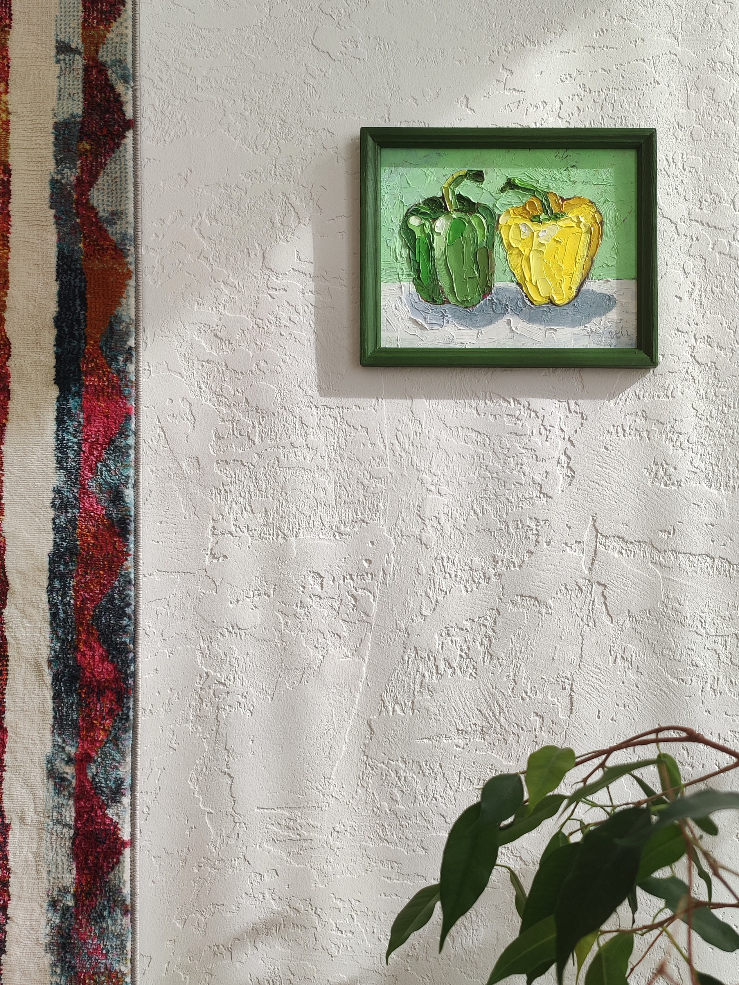 Современная живопись натюрморт перцы — купить картину художника