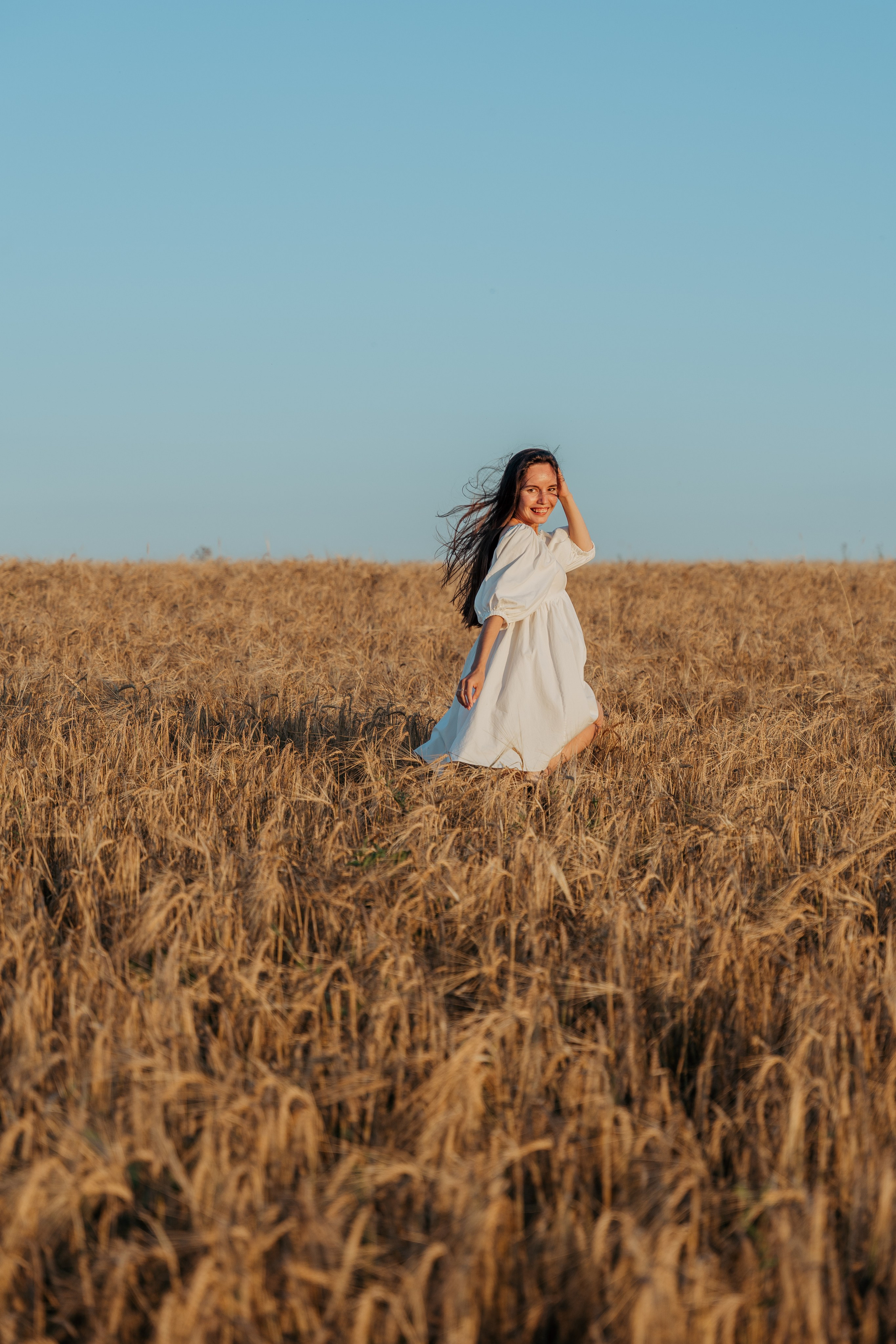 Солнце.Закат.Поле