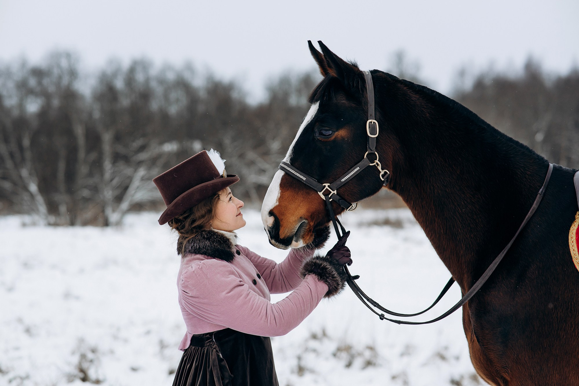 Фотосессия с лошадью в историческом образе. Свадебный и репортажный фотограф в Ярославле Евгений Сальников
