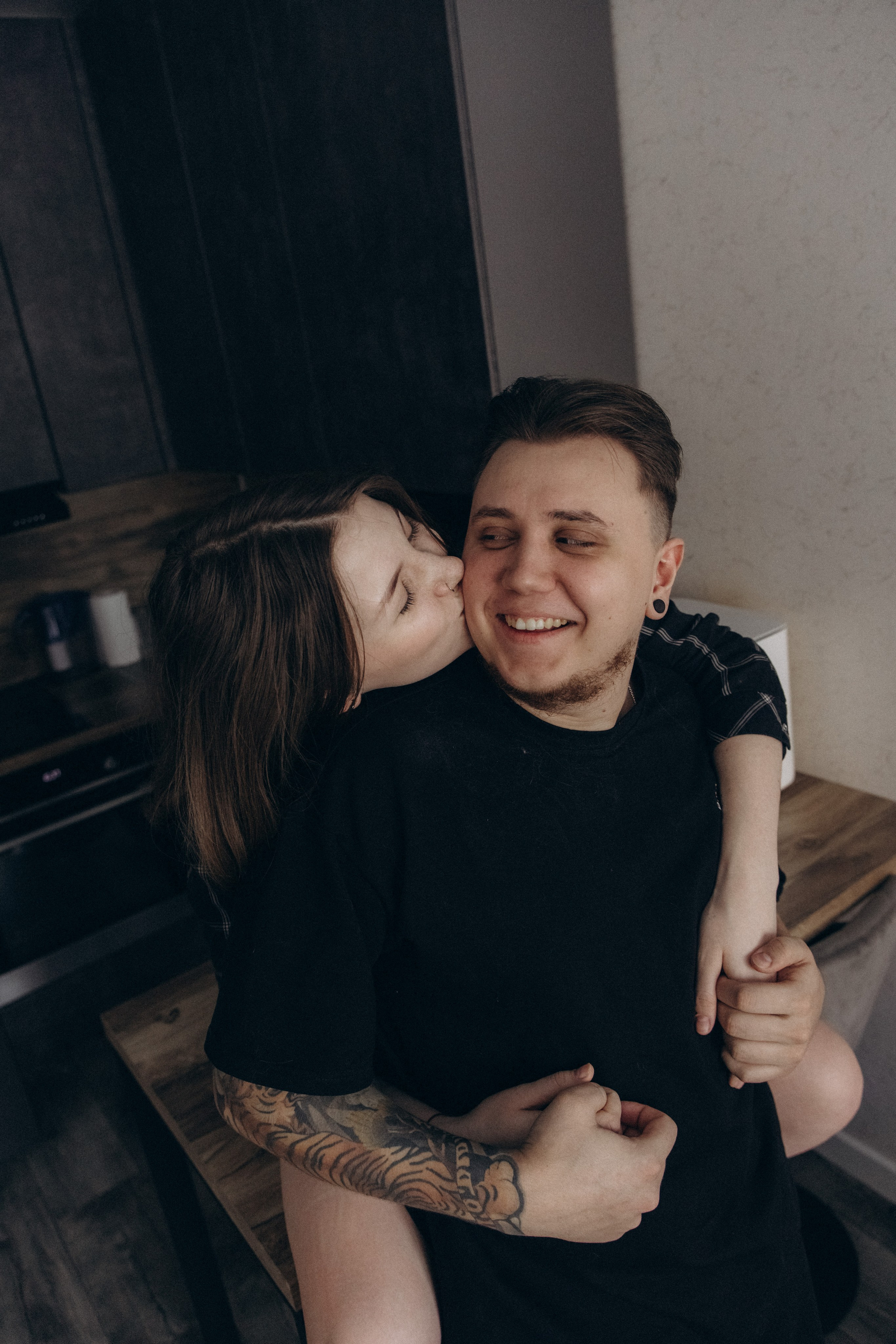 Домашняя lovestory. Семейный фотограф в Санкт-Петербурге Екатерина Васильева