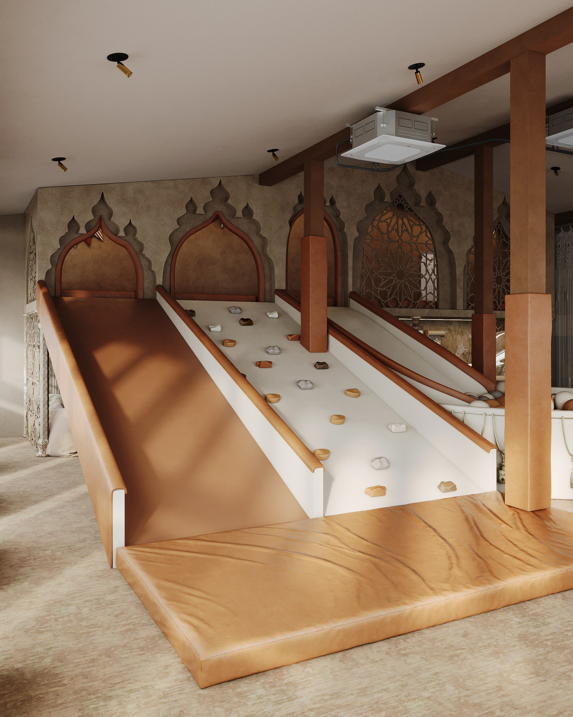 Чайхона: игровая комната | in2design. 3D визуализатор Екатерина Минакова