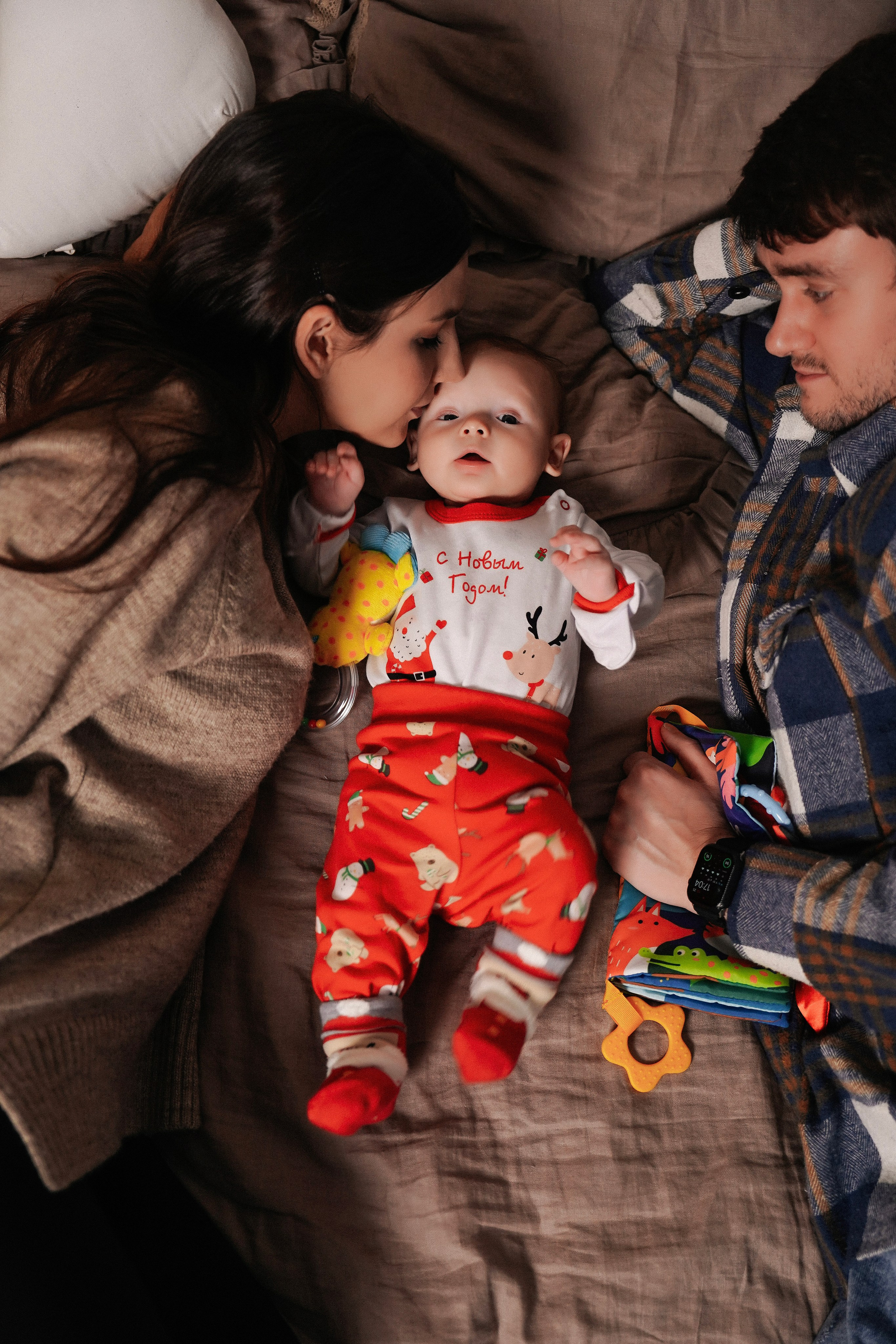 Семейная новогодняя съёмка. Фотограф с психологическим образованием