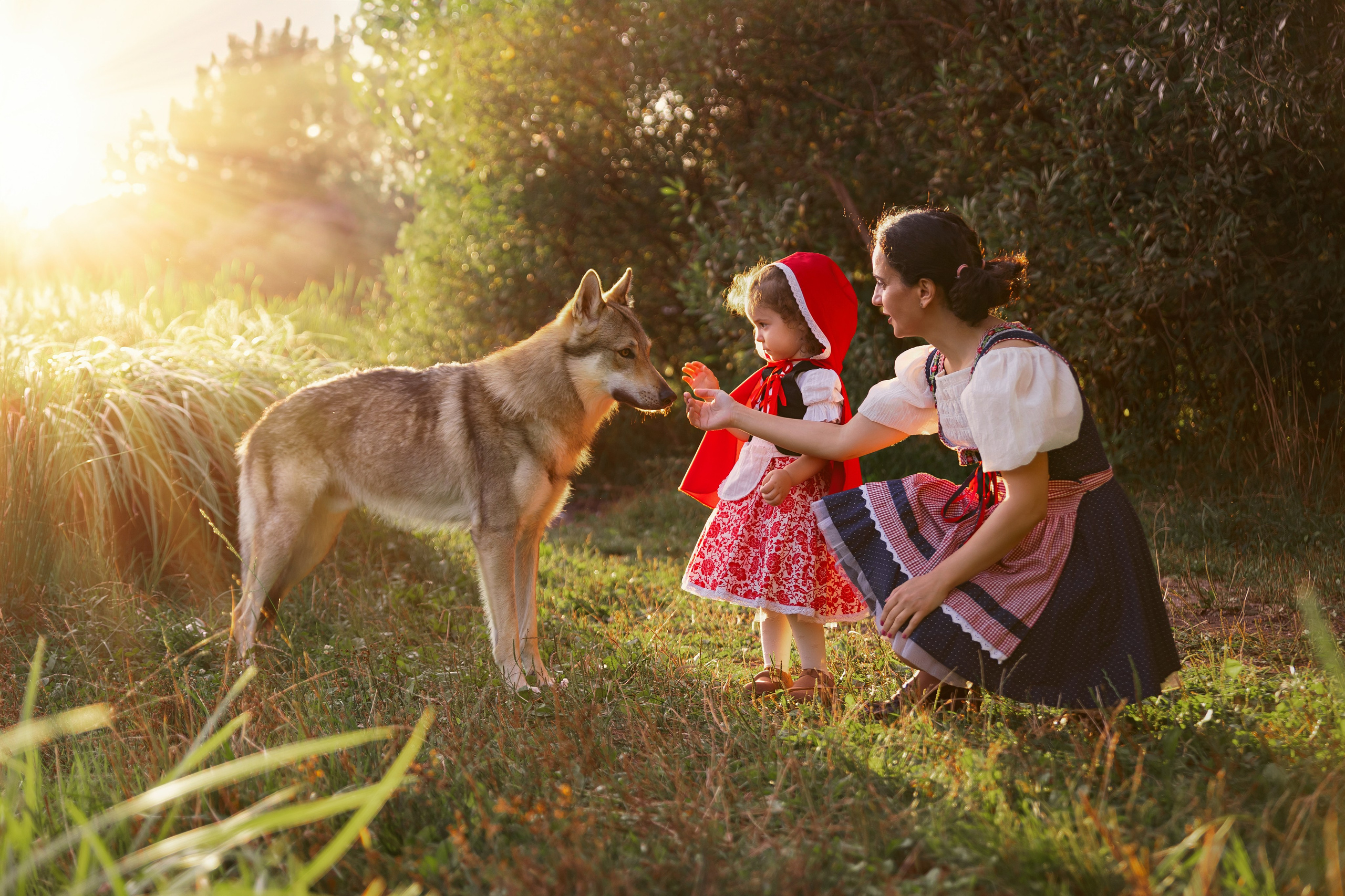 История невероятно храброй и милой Красной шапочки). Трубинова Екатерина | Семейный фотограф | Москва