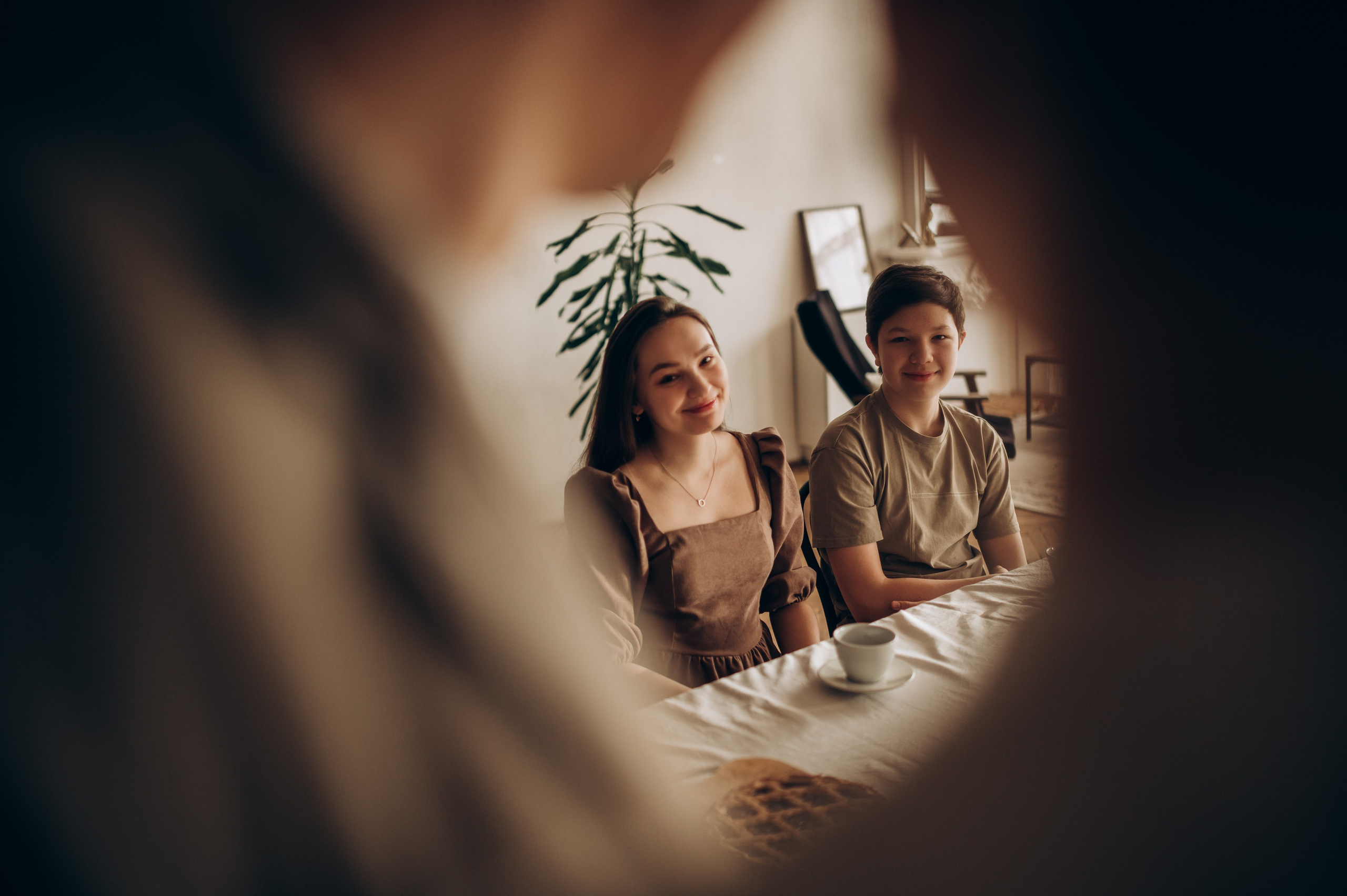 Уютная семейная съёмка в студии. Семейный фотограф в Домодедово и Москве Елена Пичугина