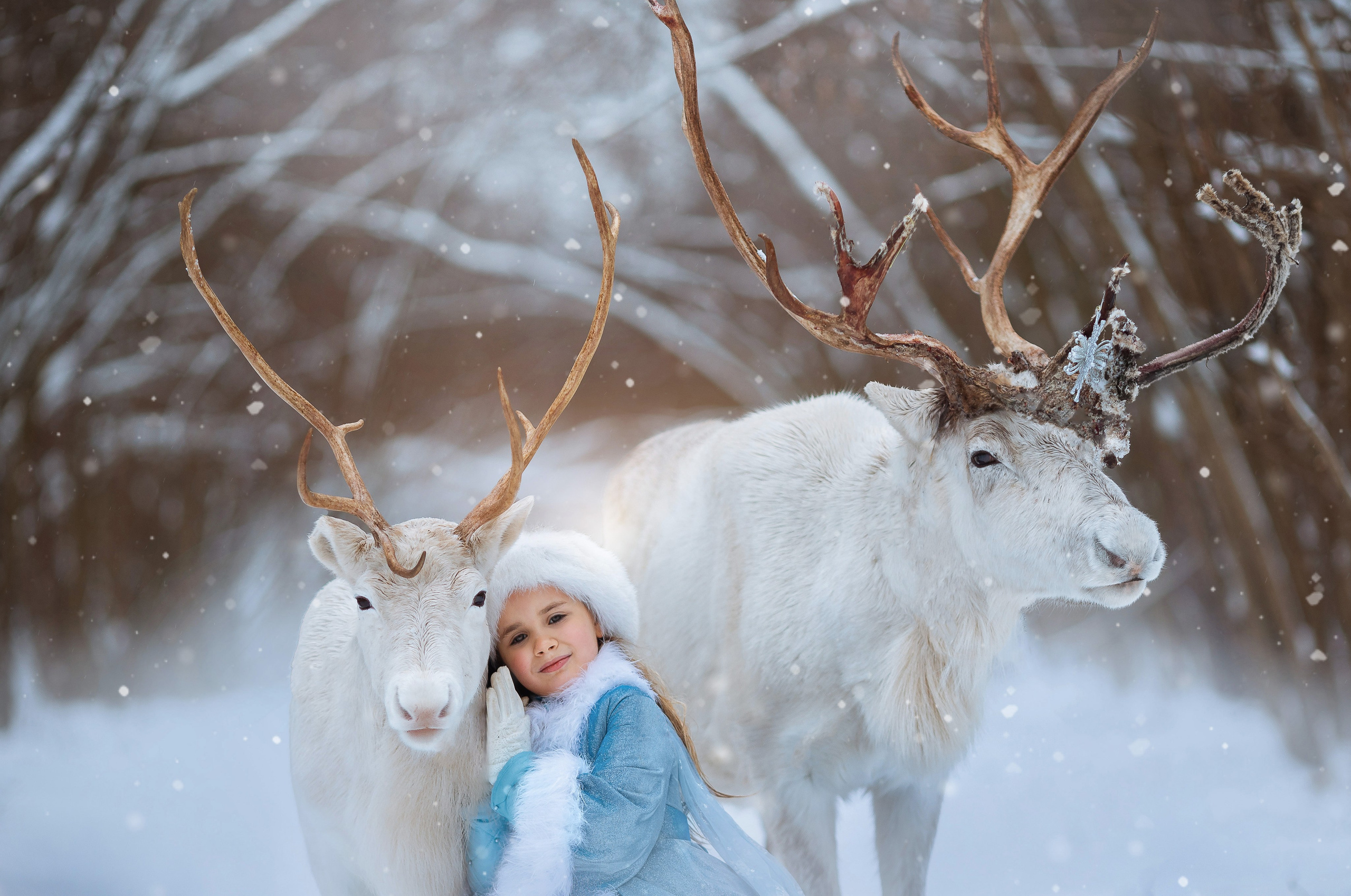 Фотосессии с оленями. Фотограф Лия Милк | Москва, Подмосковье
