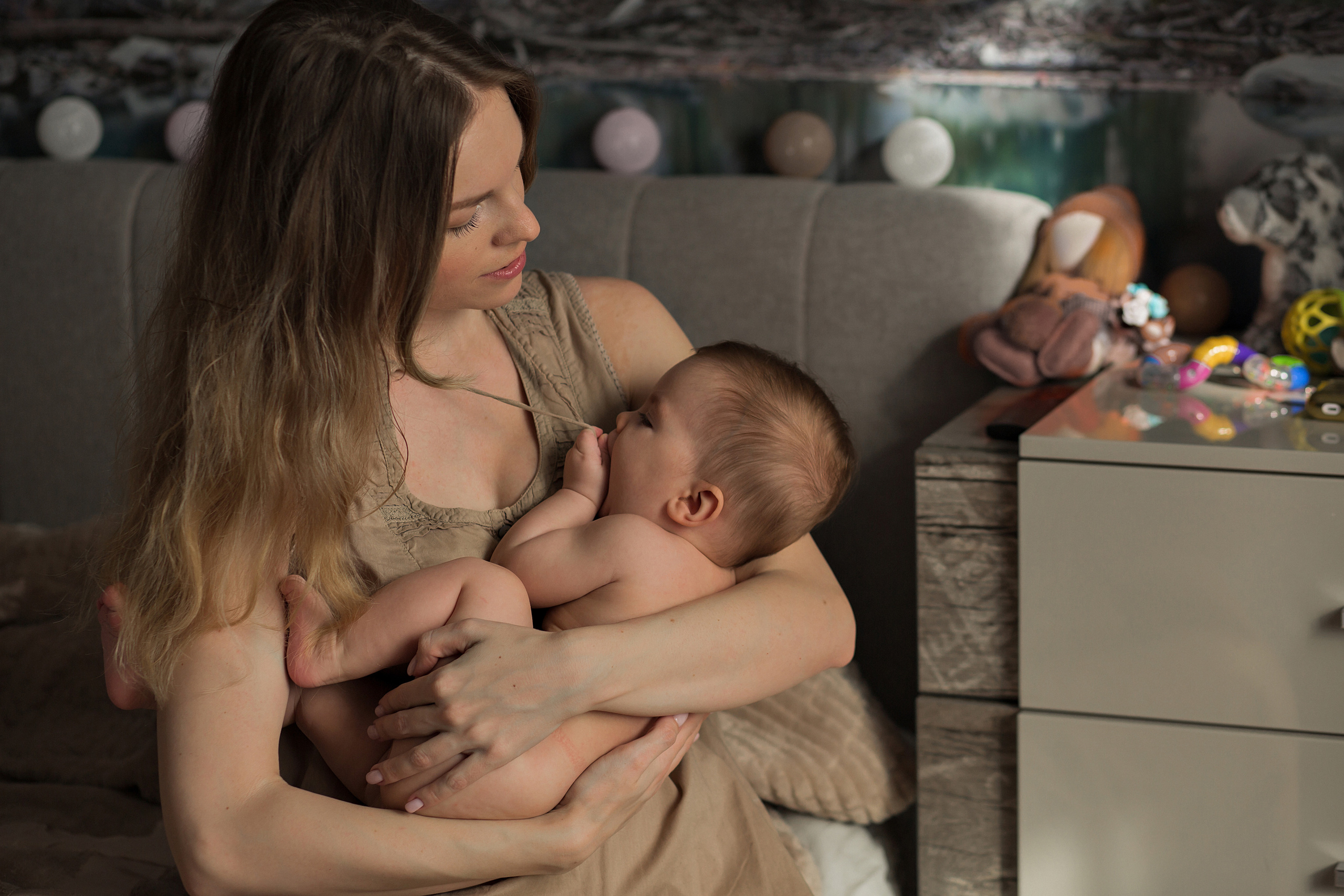 Домашняя с малышкой. Главная