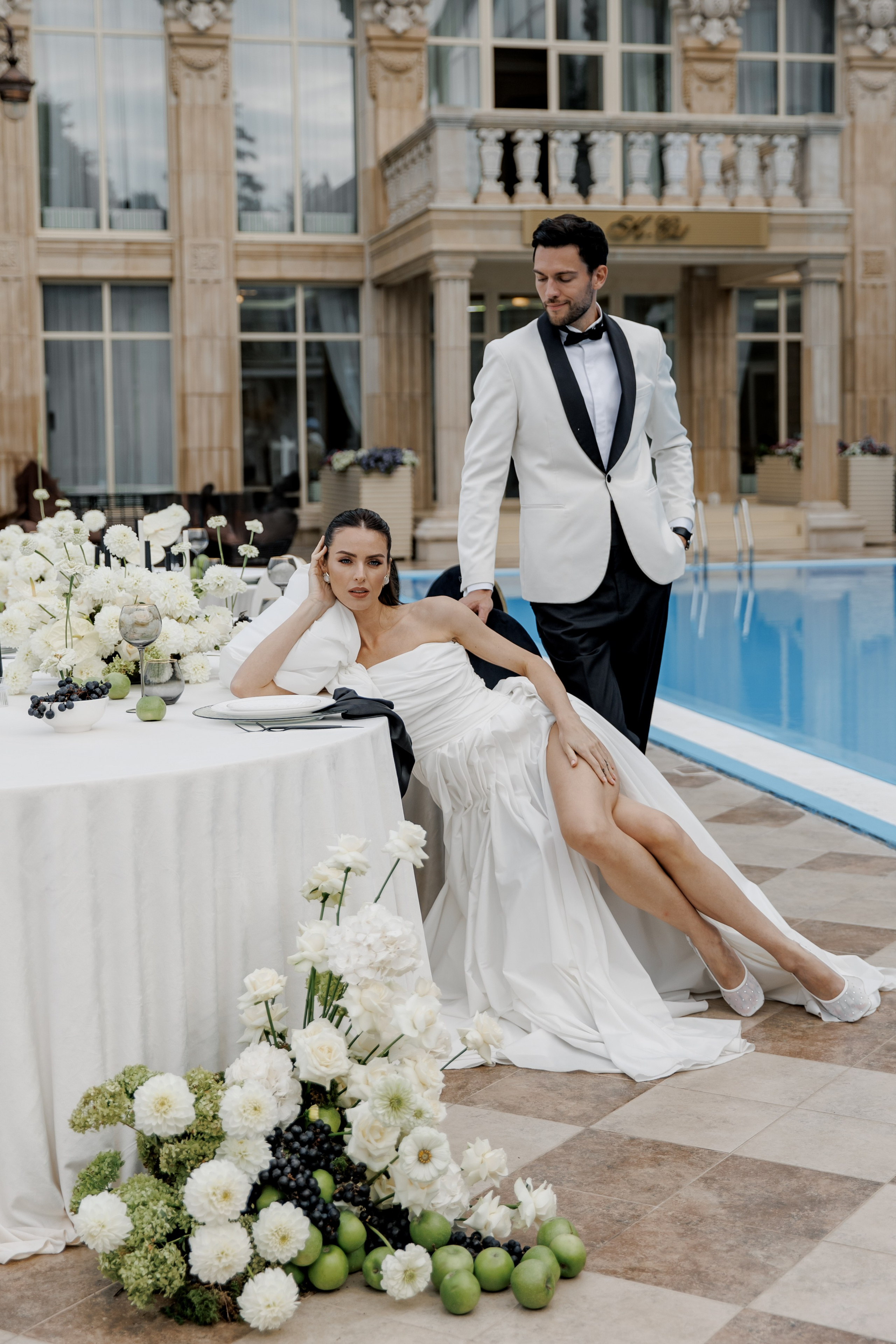 Катя & Алекс. Довиль. Оформление свадеб, декор свадеб Вера Маркова, Москва