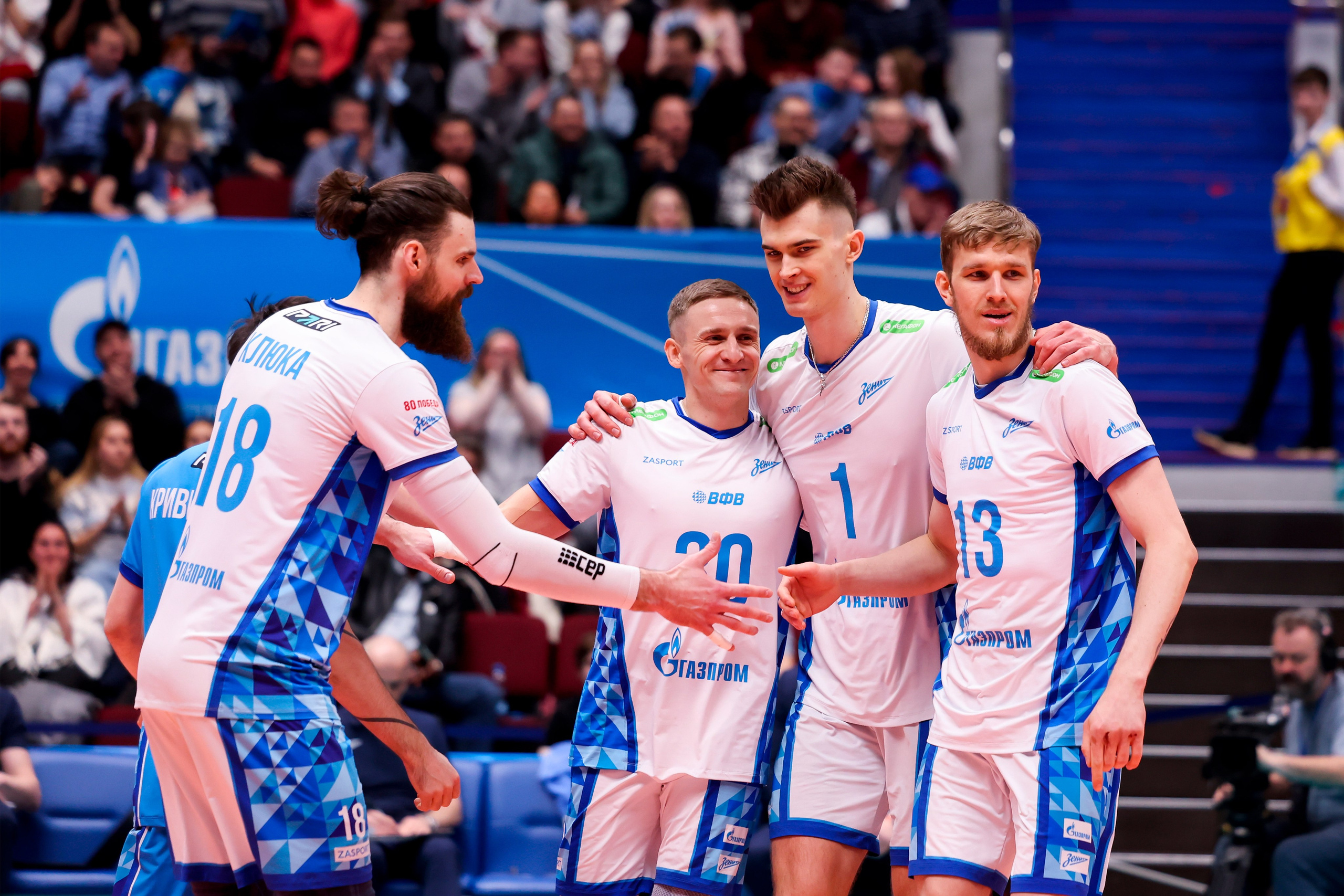 ВК Зенит — ВК Белогорье 08.04.2025. Спортивный и репортажный фотограф Антон Тереханов