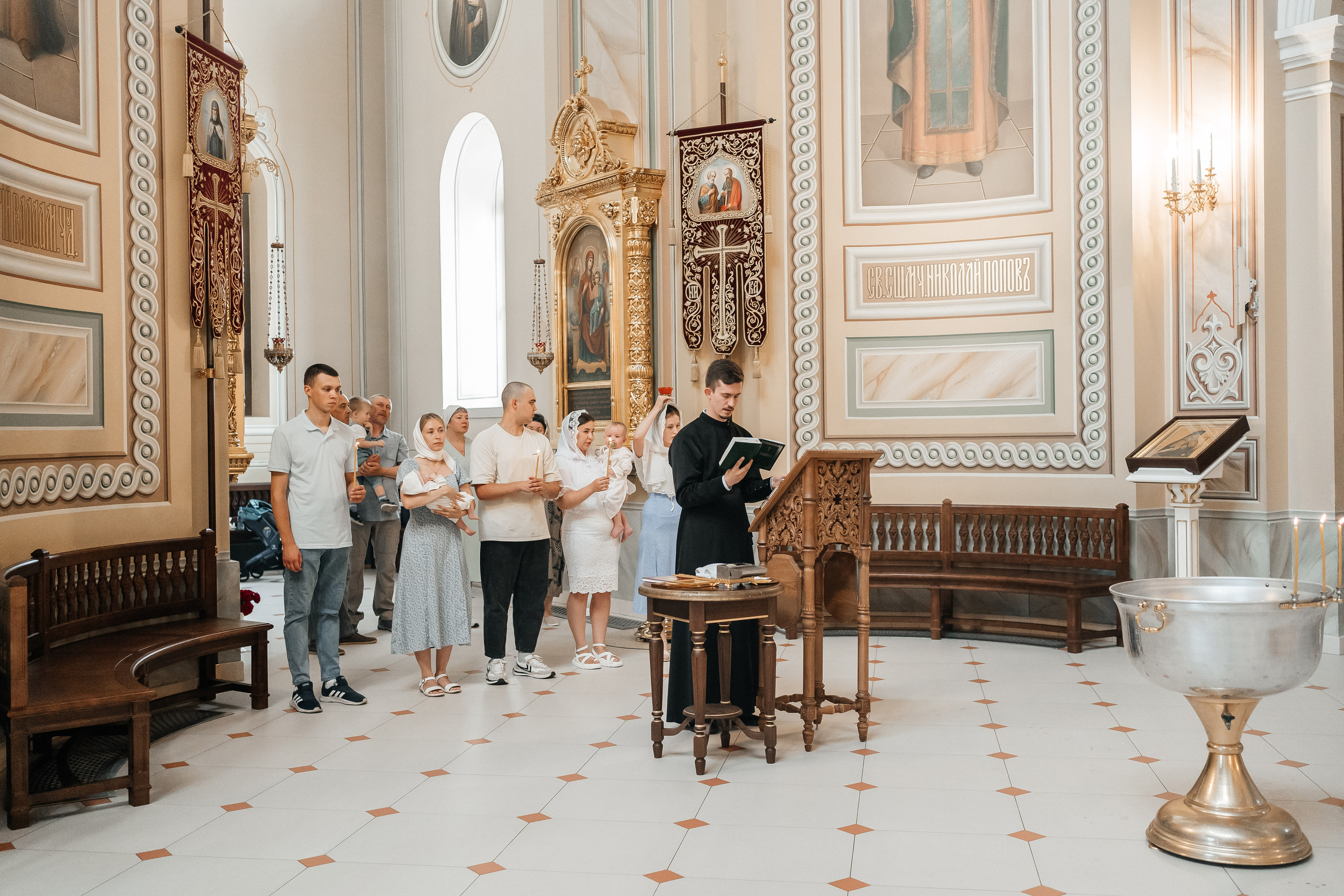 Крещение брата и сестры. Семейный lifestyle фотограф в Ростове-на-Дону