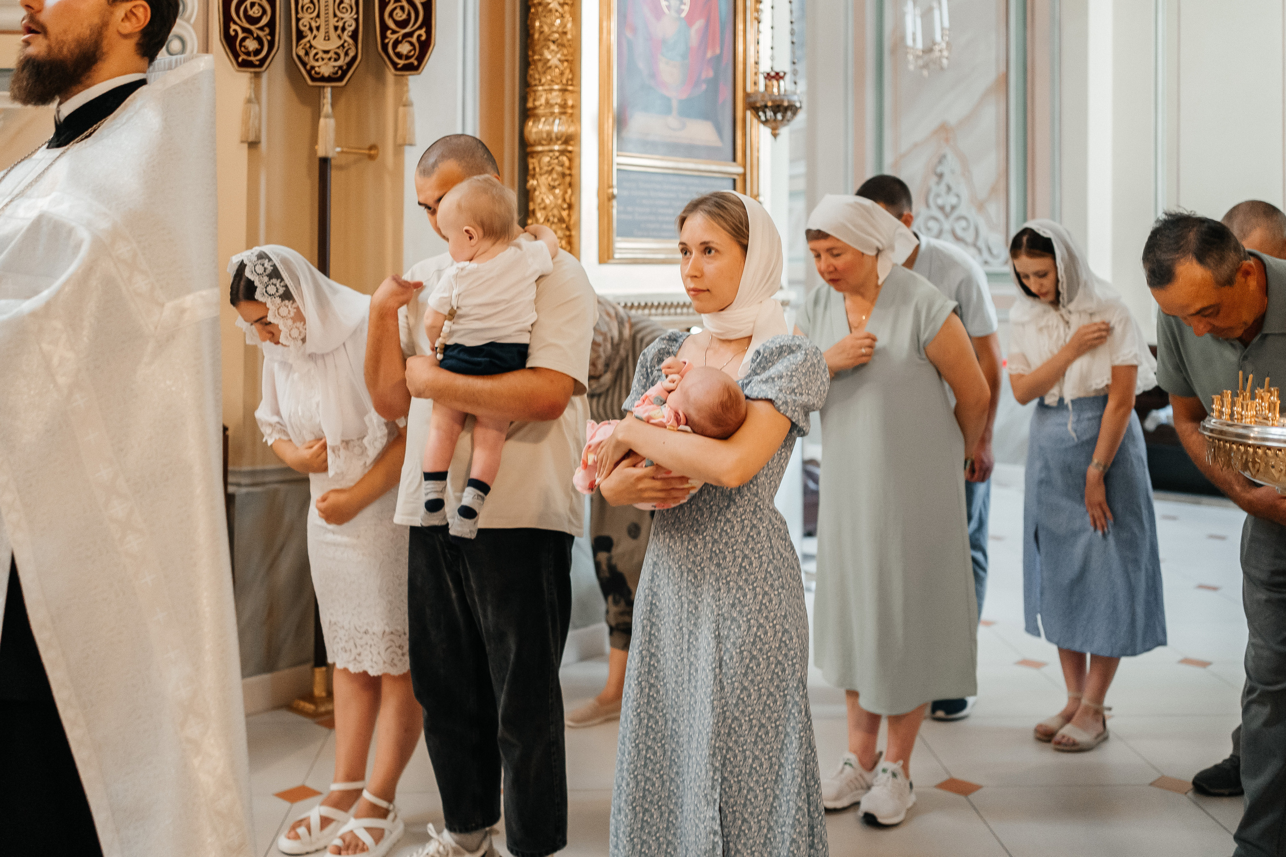 Крещение брата и сестры. Семейный lifestyle фотограф в Ростове-на-Дону