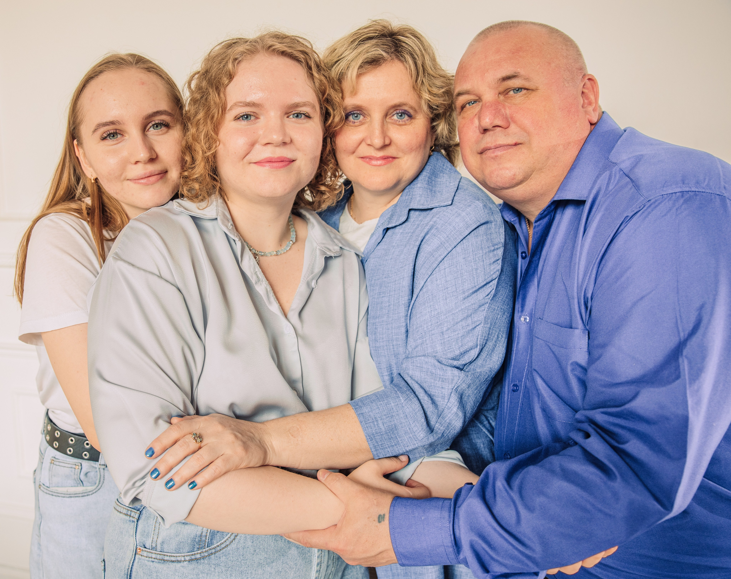 Семейная съемка в студии. Фотограф в Казани Ольга Яшина