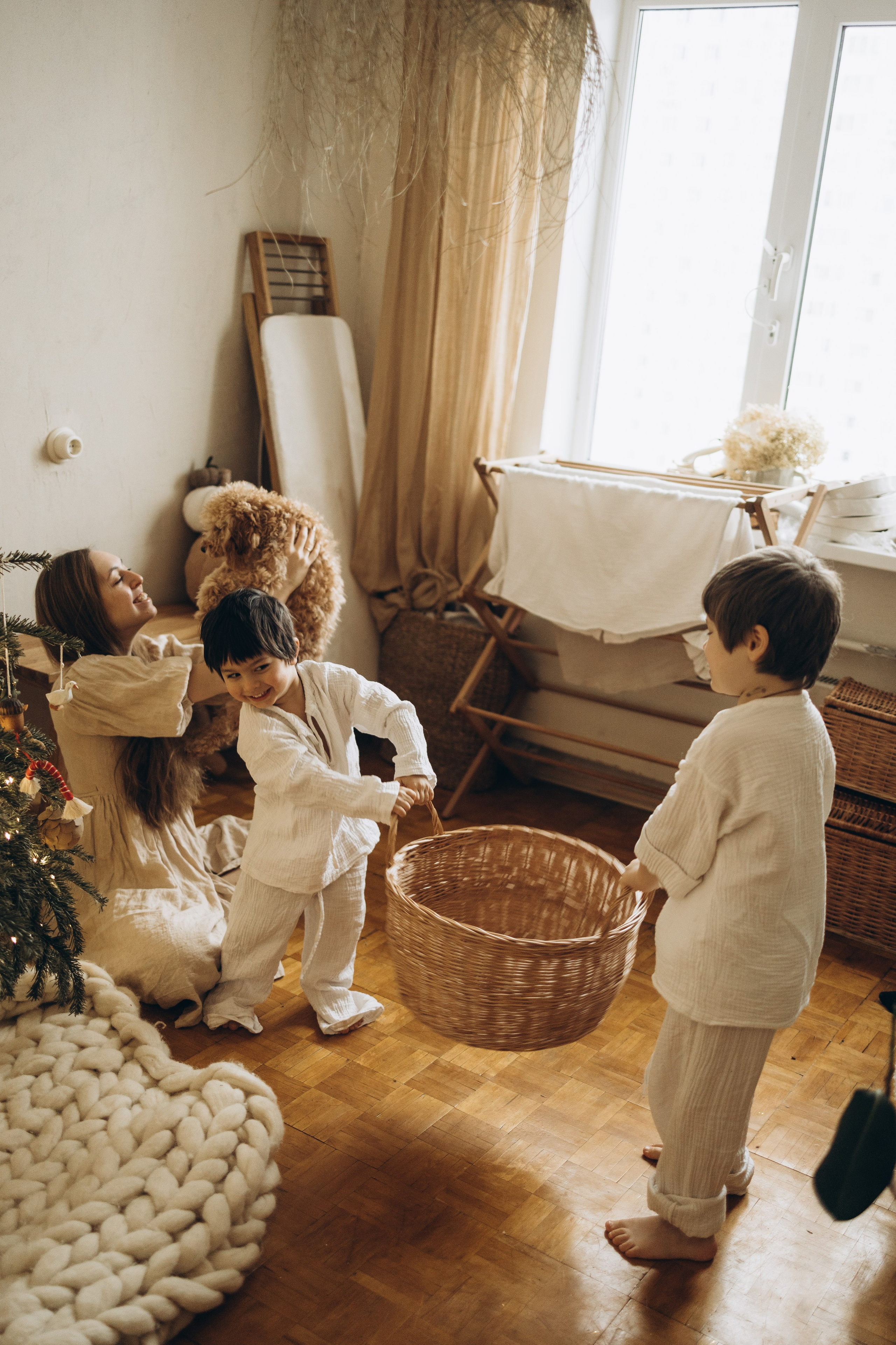 Оля, Саша, Елисей и Демид. Семейный фотограф в Москве Виктория Ястребинская