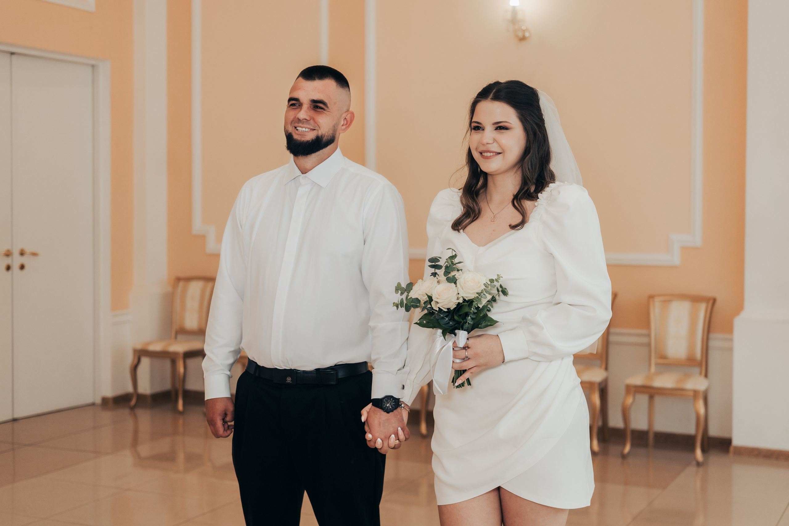 Сергей и Далина (ЗАГС). Свадебный фотограф в Можайске и Москве