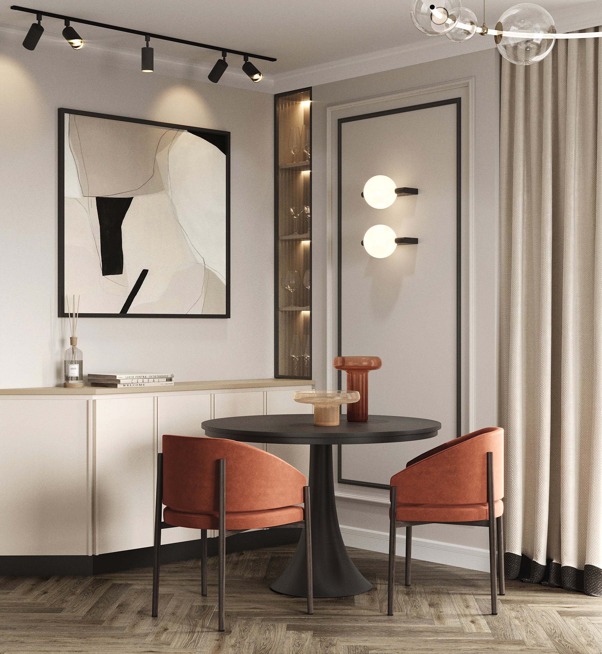 Appartment 75 sq m. Профессиональный дизайнер интерьера