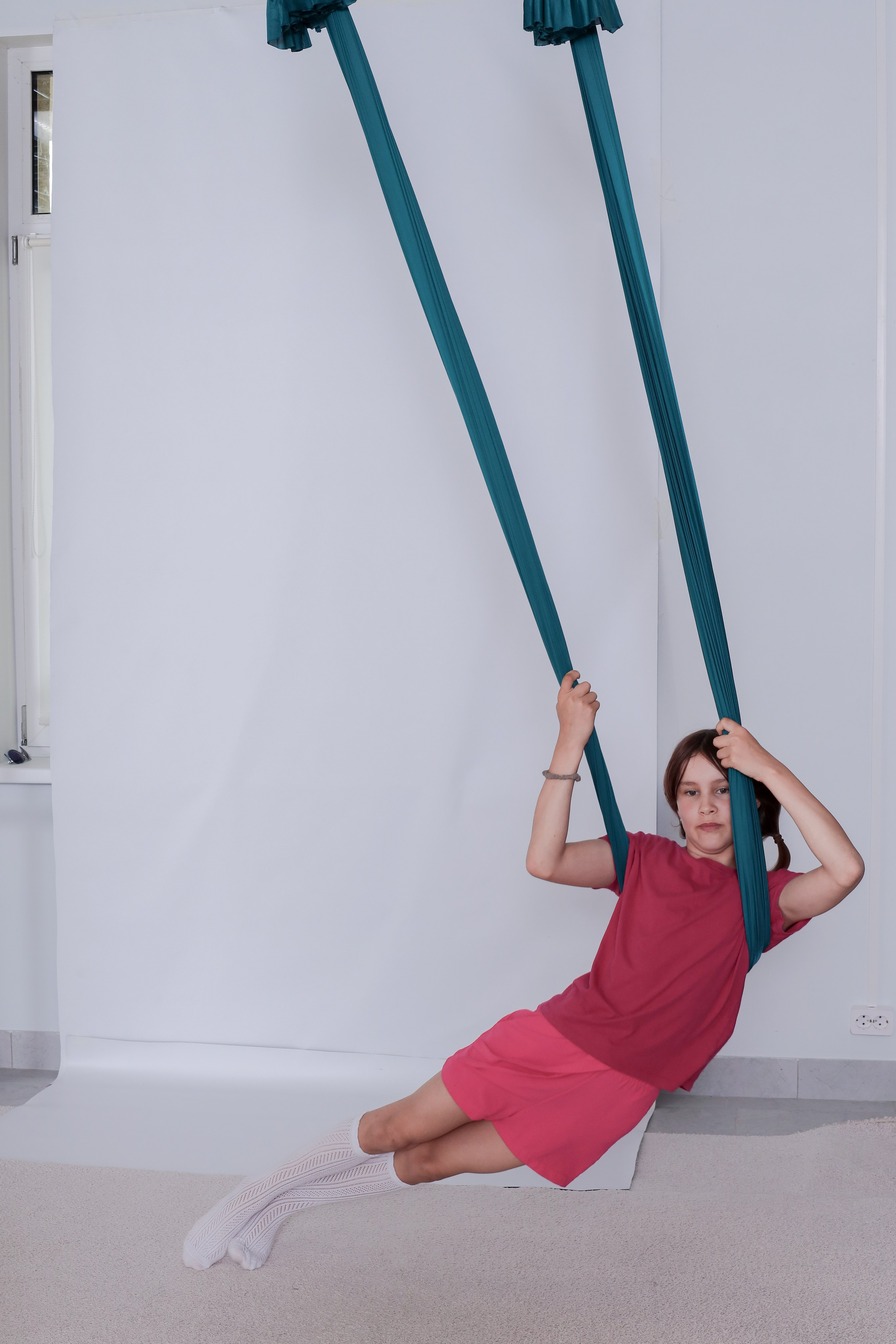 Детская аэройога. Фотограф Надршина Лилия