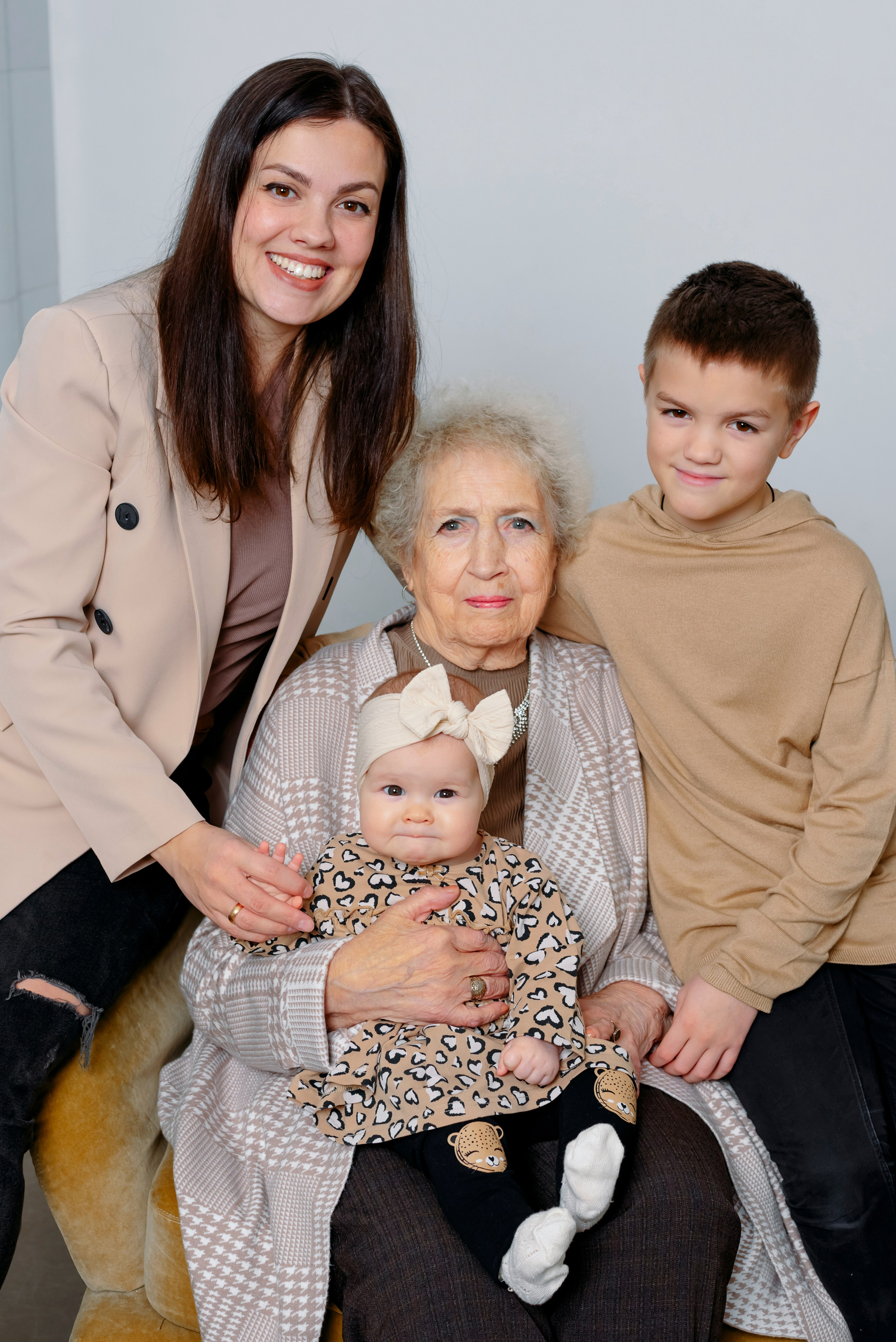 Фотосессия большой семьи. Фотограф Юлия Кондратьева