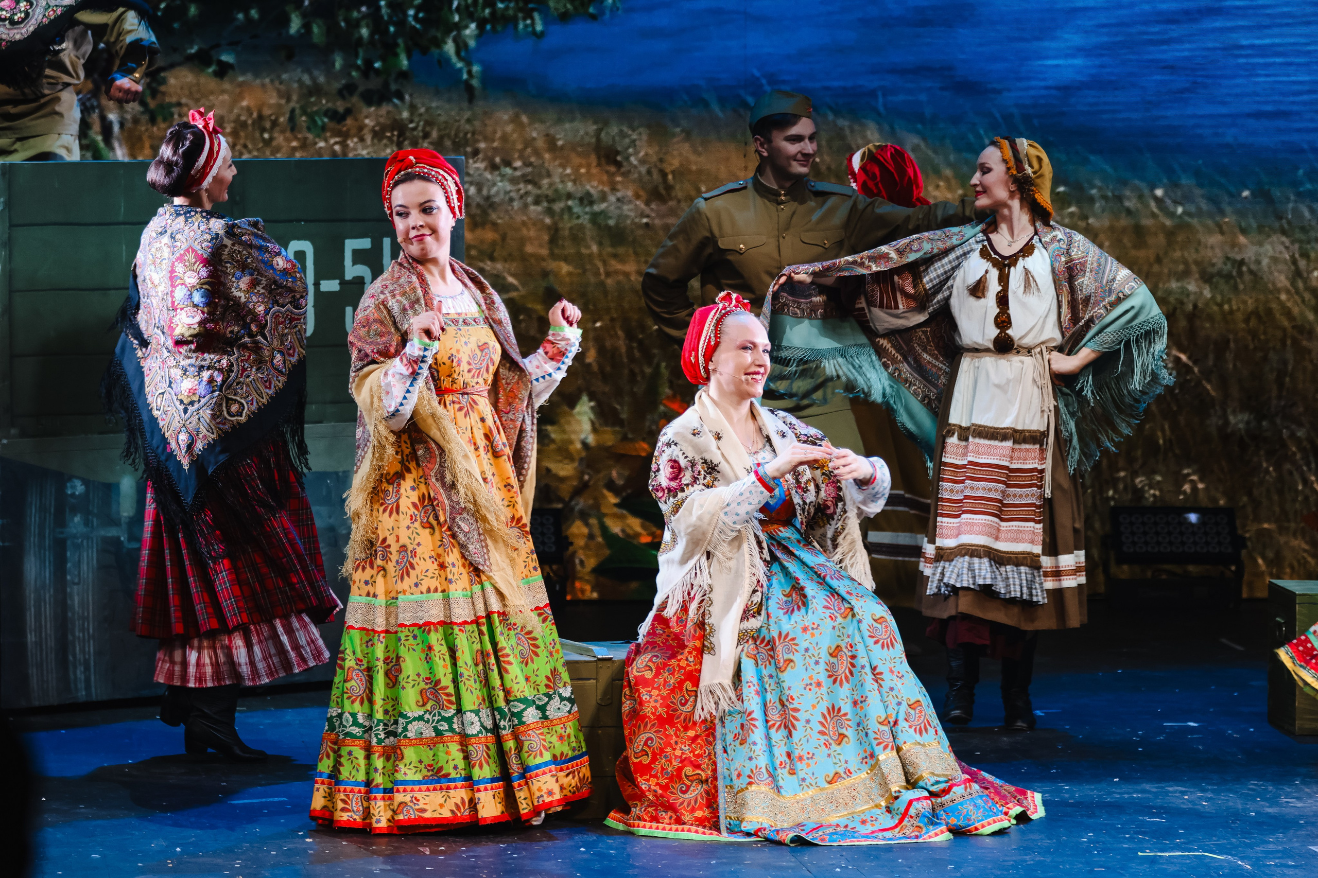 Василий Теркин, театр «Русская песня». Фотограф Ольга Махалова — Санкт-Петербург, Москва, Нижний Новгород