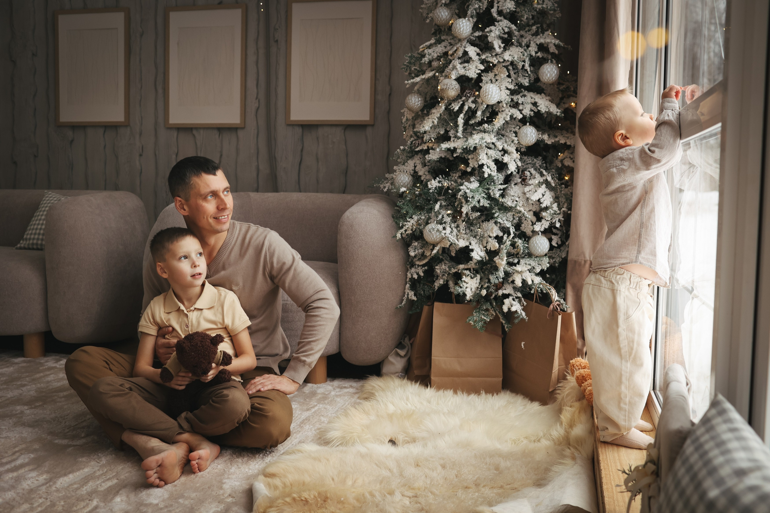 Новый год новогодняя фотосессия семейная фотосесиия. Фотограф Владимир Москва