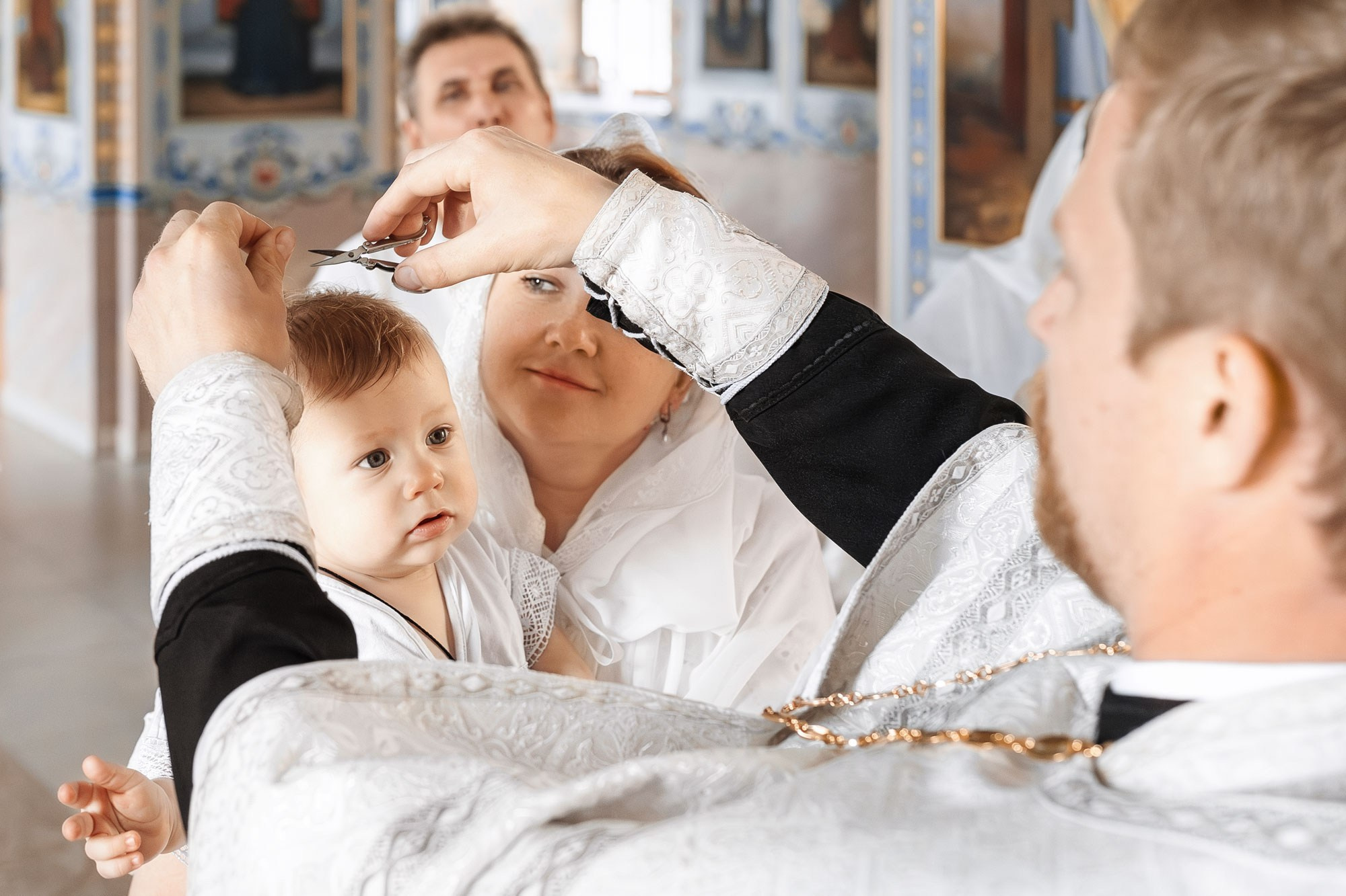 Таинство Крещения (репортажная съемка). Moscow_CPC