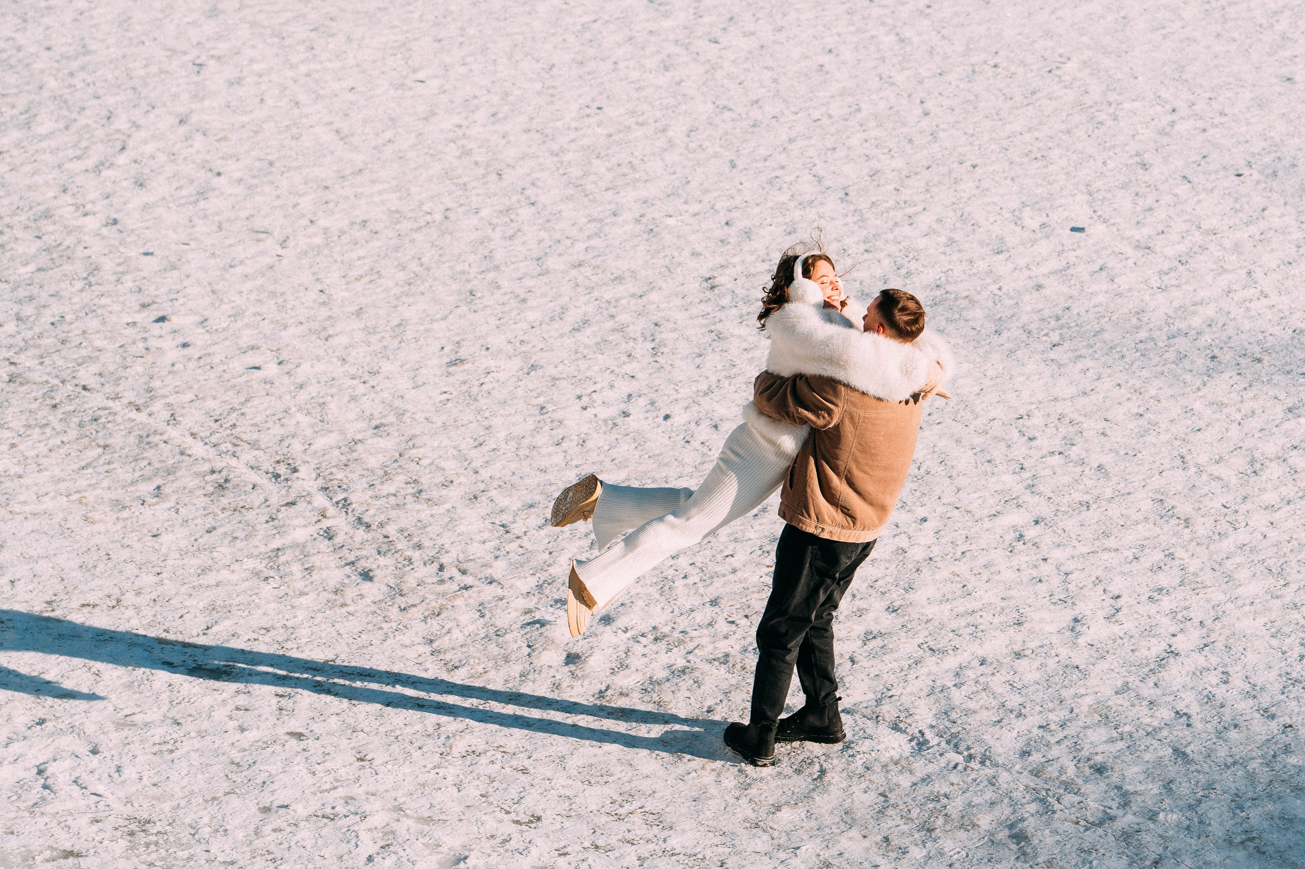 Лавстори на льду по рекам и каналам Санкт-Петербурга
