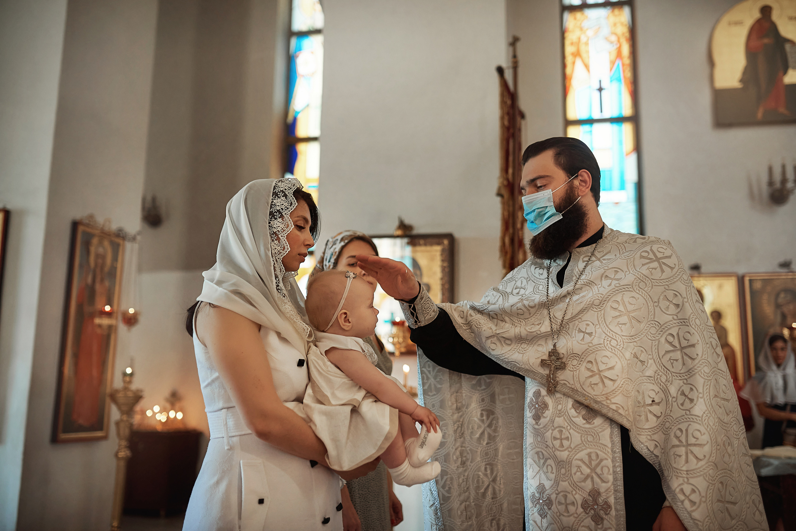 Крещение Миланы_Храм Дмитрия Ростовского. Семейный фотограф в Ростове-на-Дону Татьяна Литвинова