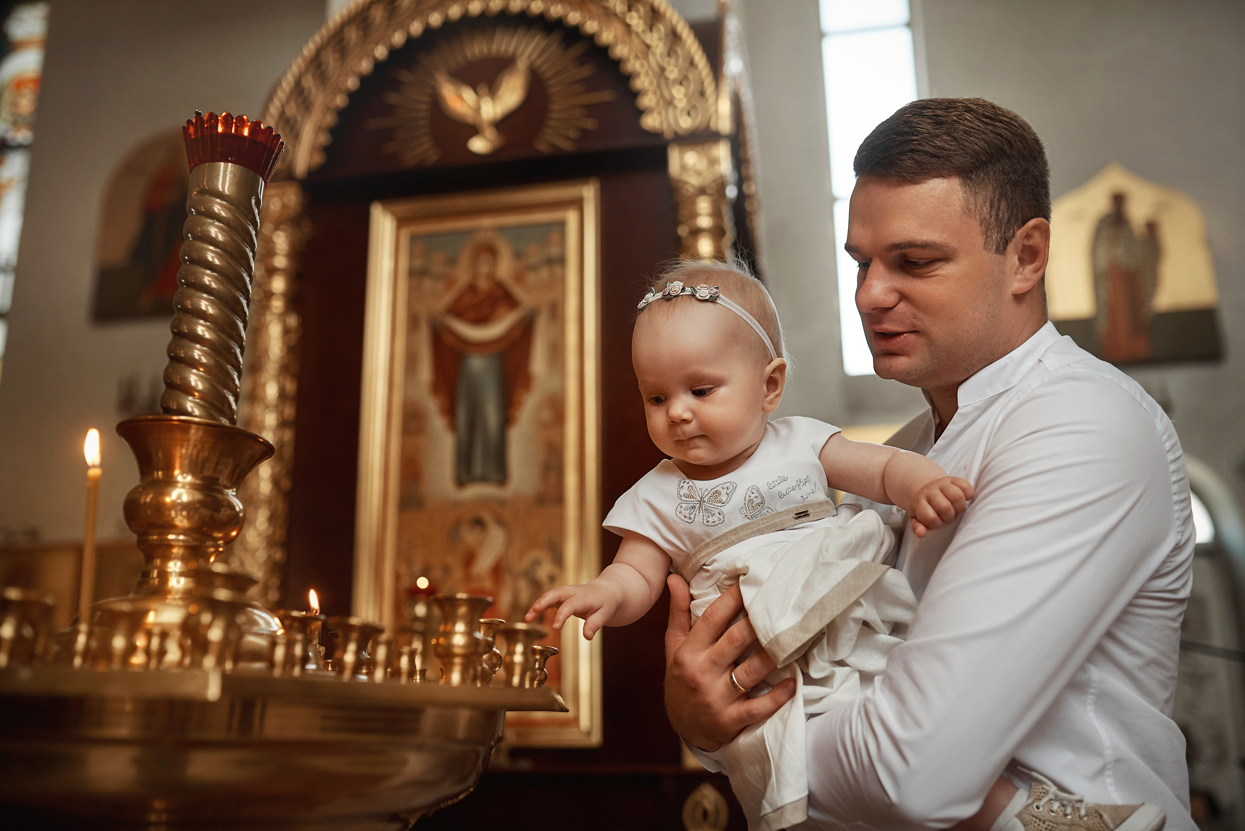 Крещение Миланы_Храм Дмитрия Ростовского. Семейный фотограф в Ростове-на-Дону Татьяна Литвинова