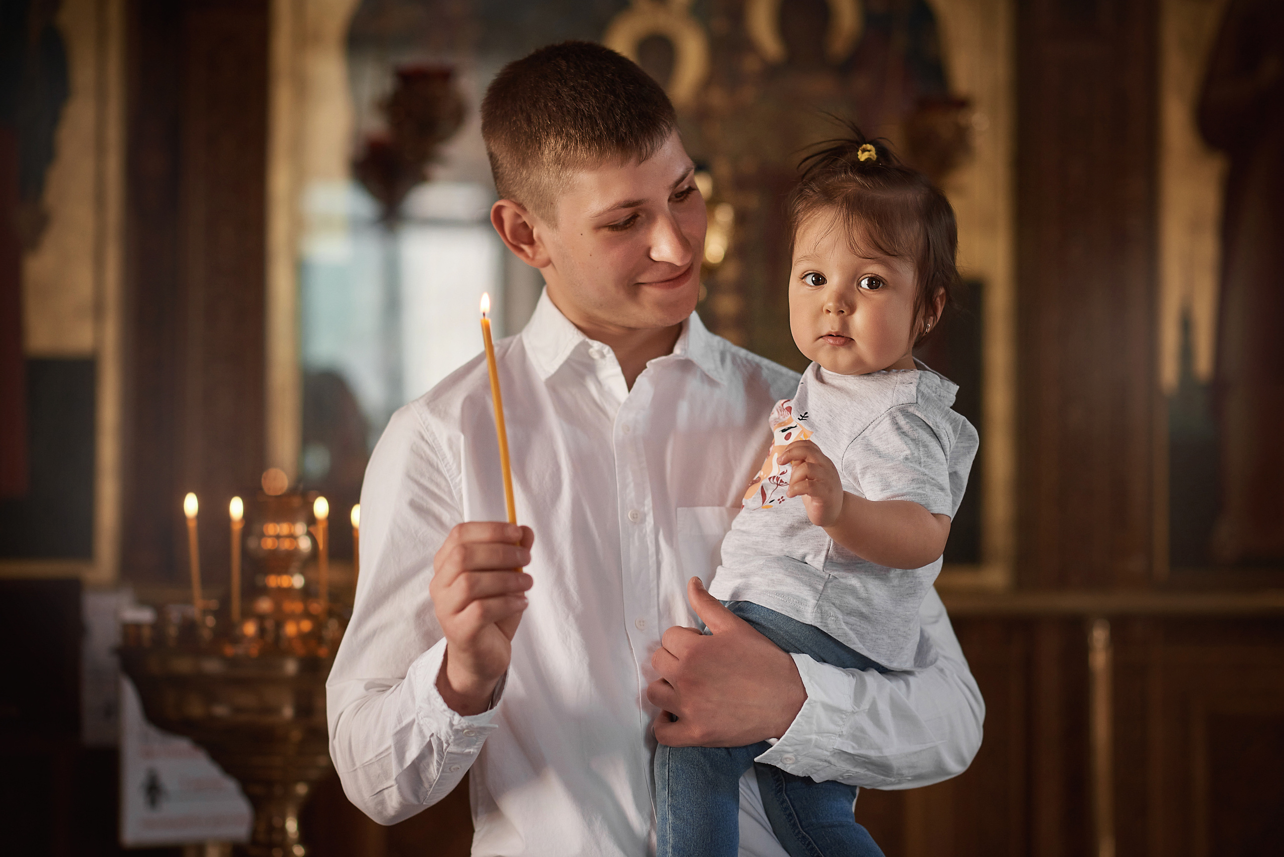 Крещение Дианы в Храме Иконы Казанской БМ. Семейный фотограф в Ростове-на-Дону Татьяна Литвинова