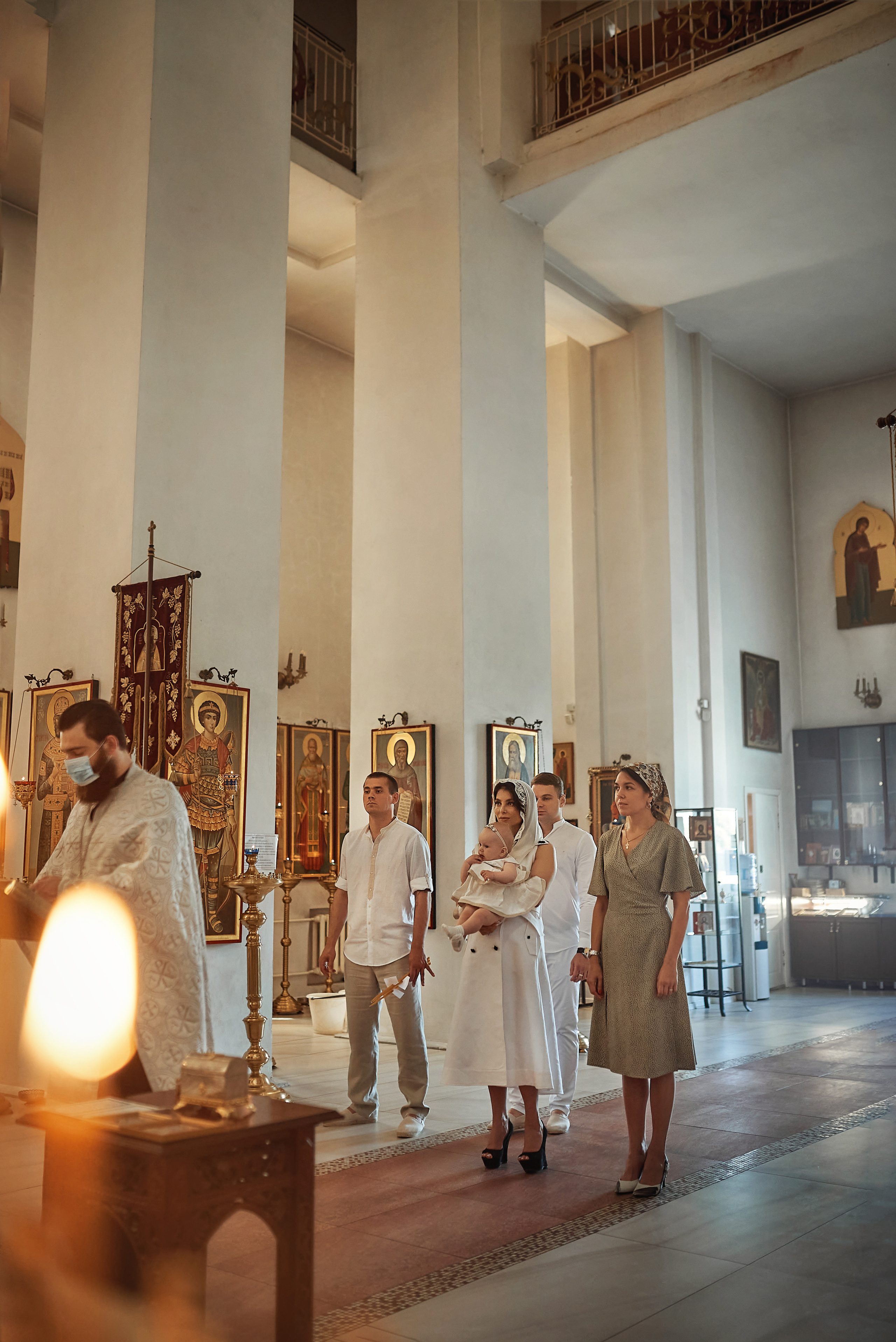 Крещение Миланы_Храм Дмитрия Ростовского. Семейный фотограф в Ростове-на-Дону Татьяна Литвинова