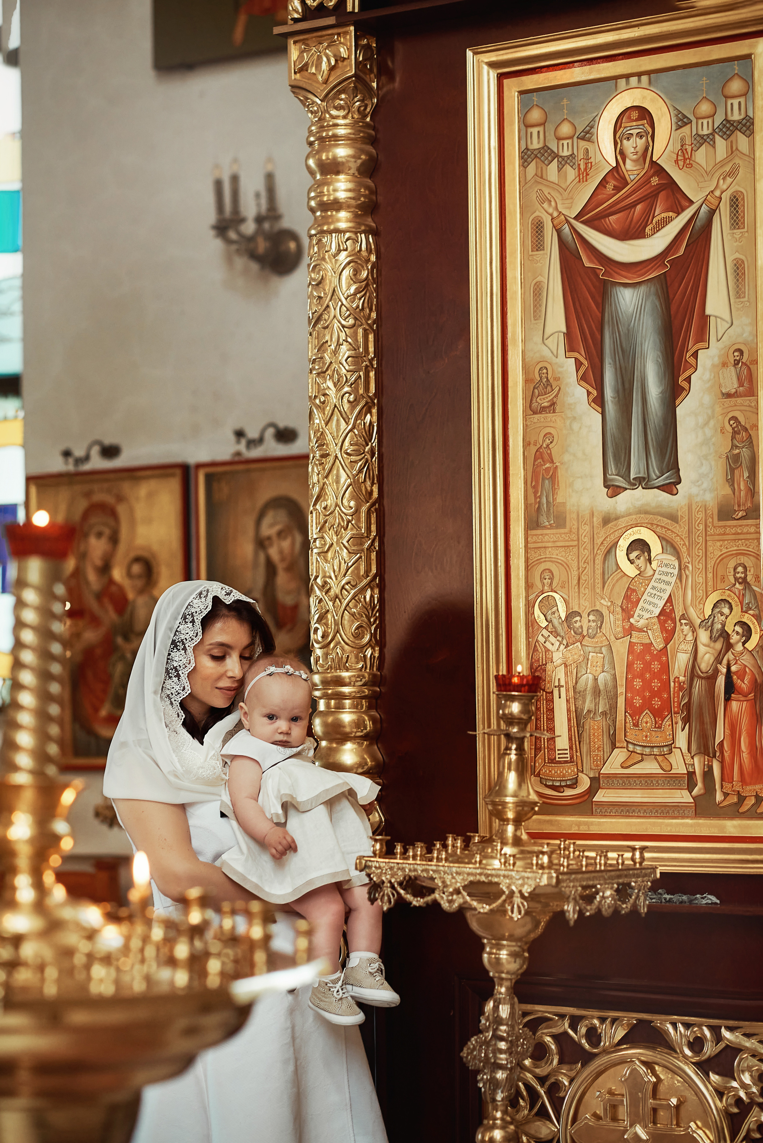 Крещение Миланы_Храм Дмитрия Ростовского. Семейный фотограф в Ростове-на-Дону Татьяна Литвинова